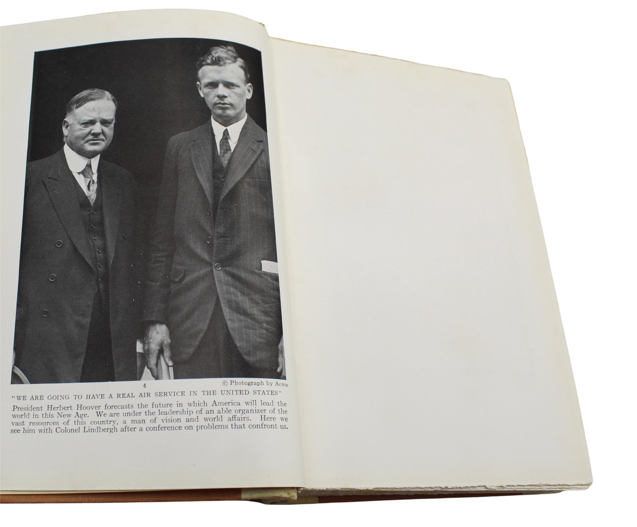 Lindbergh: His Story in Pictures by Francis Trevelyan Miller, Signed Collector's Edition, 1929 - The Great Republic