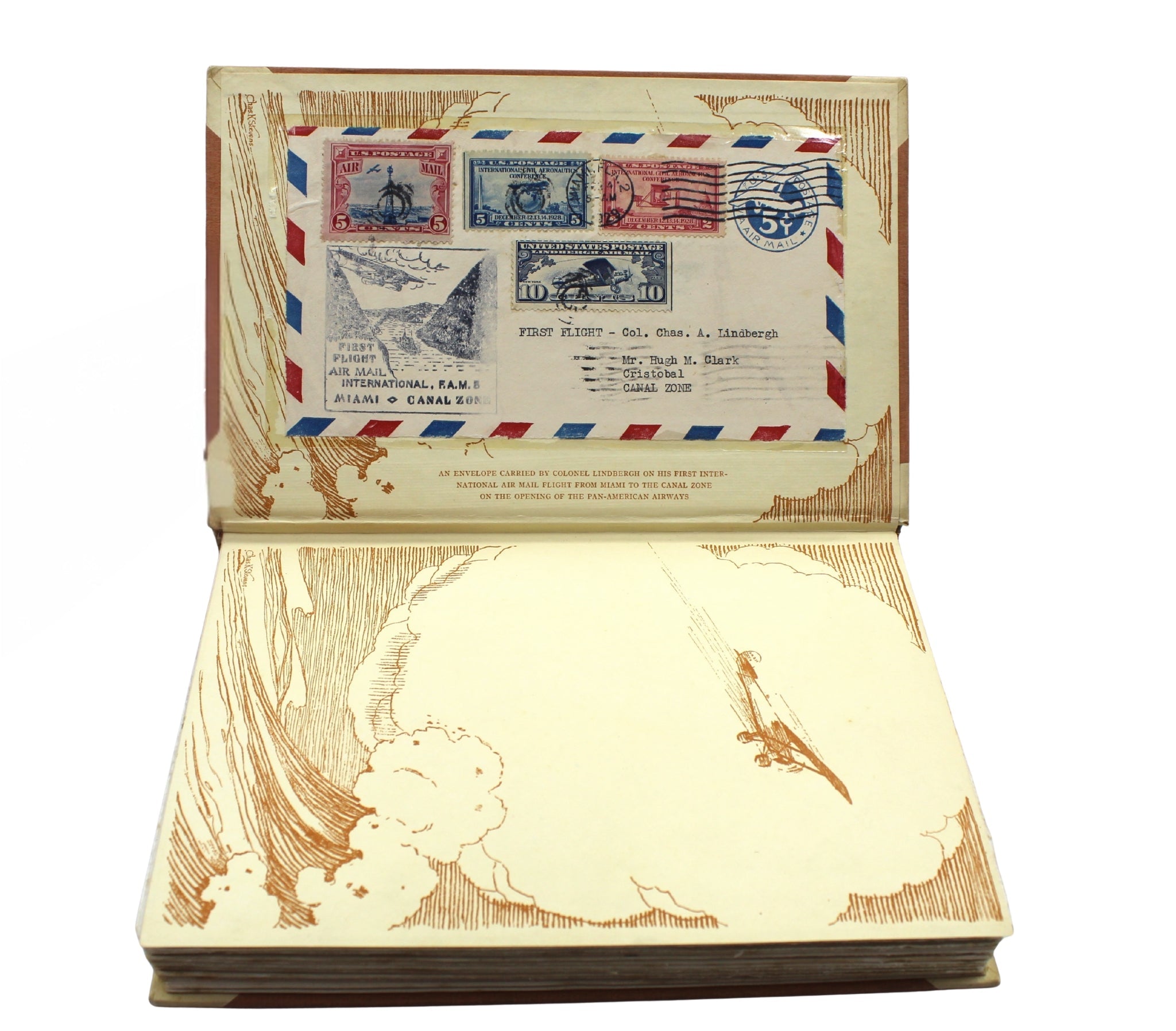 Lindbergh: His Story in Pictures by Francis Trevelyan Miller, Signed Collector's Edition, 1929 - The Great Republic