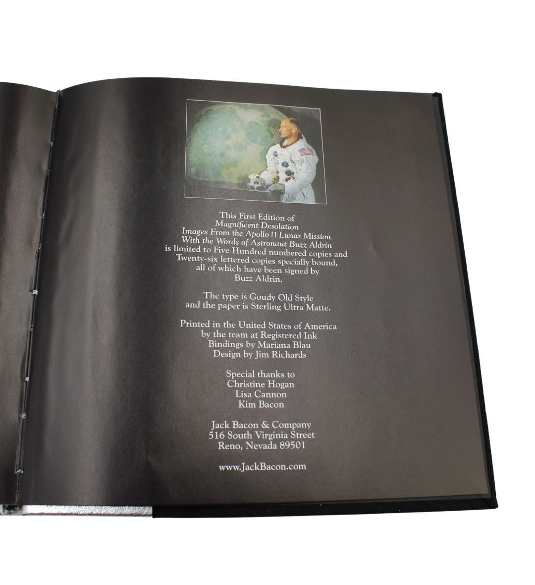 Magnificent Desolation: Images from the Apollo 11 Lunar Mission, Signed by Buzz Aldrin, First Edition, 148/500, 2009 - The Great Republic