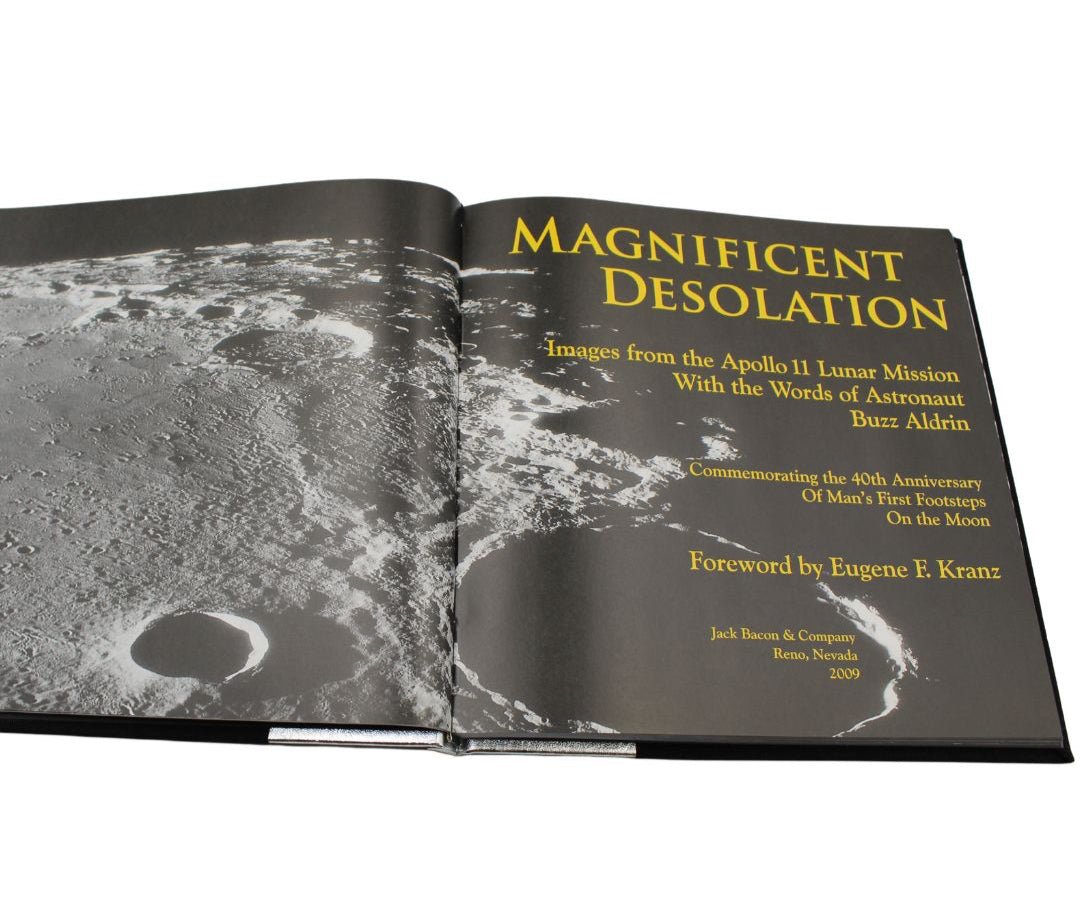 Magnificent Desolation: Images from the Apollo 11 Lunar Mission, Signed by Buzz Aldrin, First Edition, 148/500, 2009 - The Great Republic