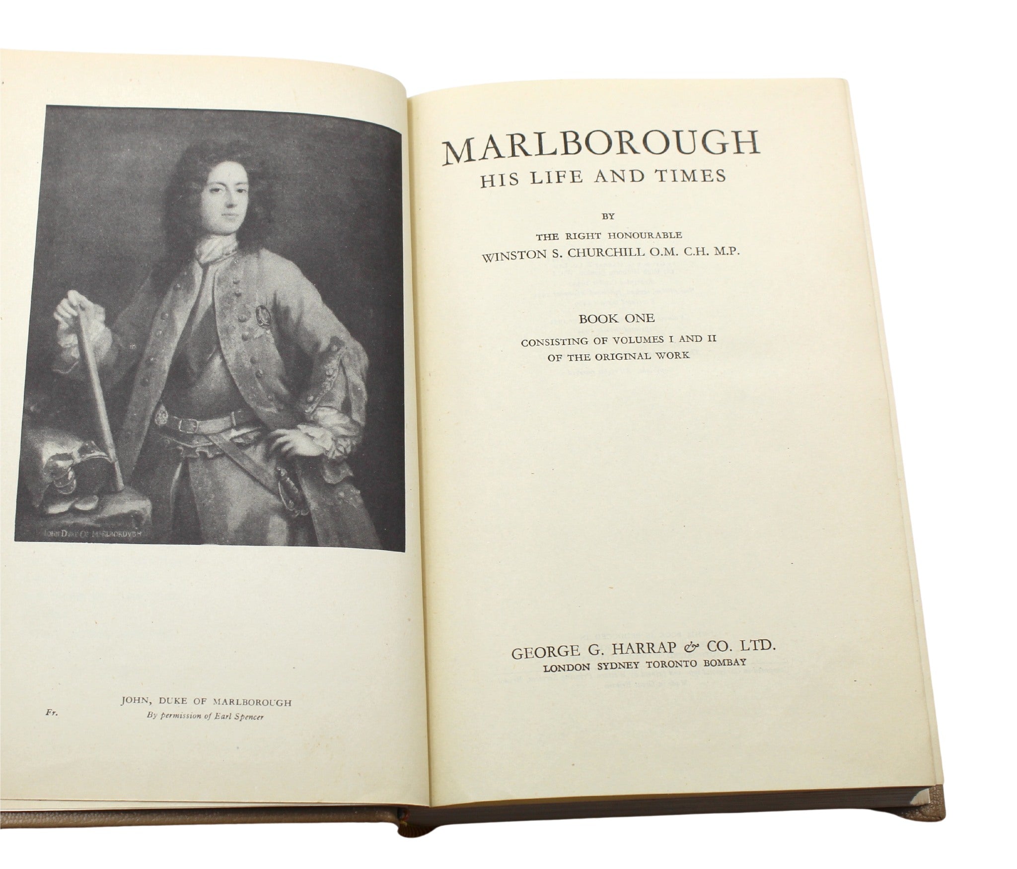 Marlborough: His Life and Times, by Winston S. Churchill, First Edition Thus, Two Volume Set, 1947 - The Great Republic