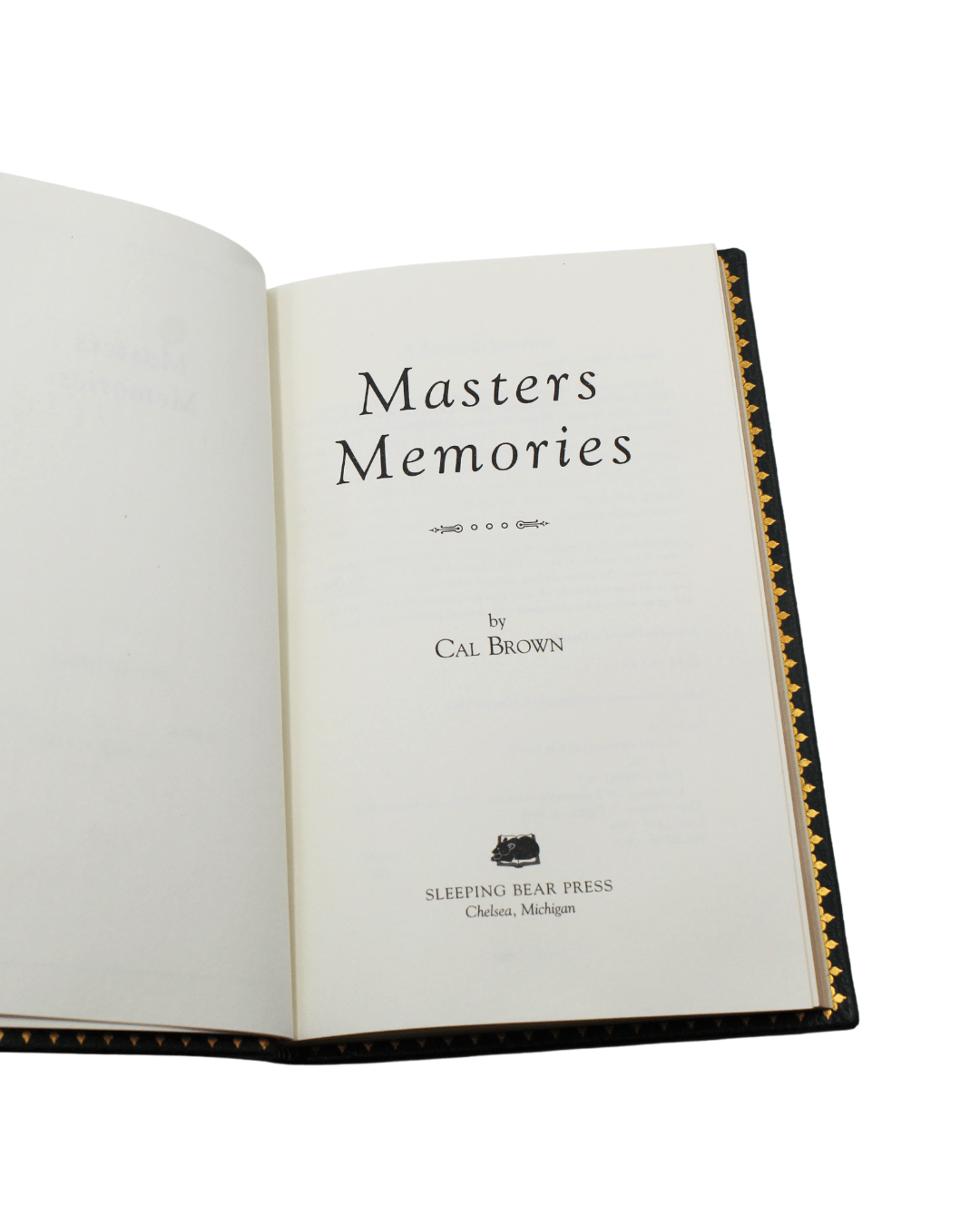 Masters Memories by Cal Brown, Limited Edition, Binder's Copy, 1998 - The Great Republic