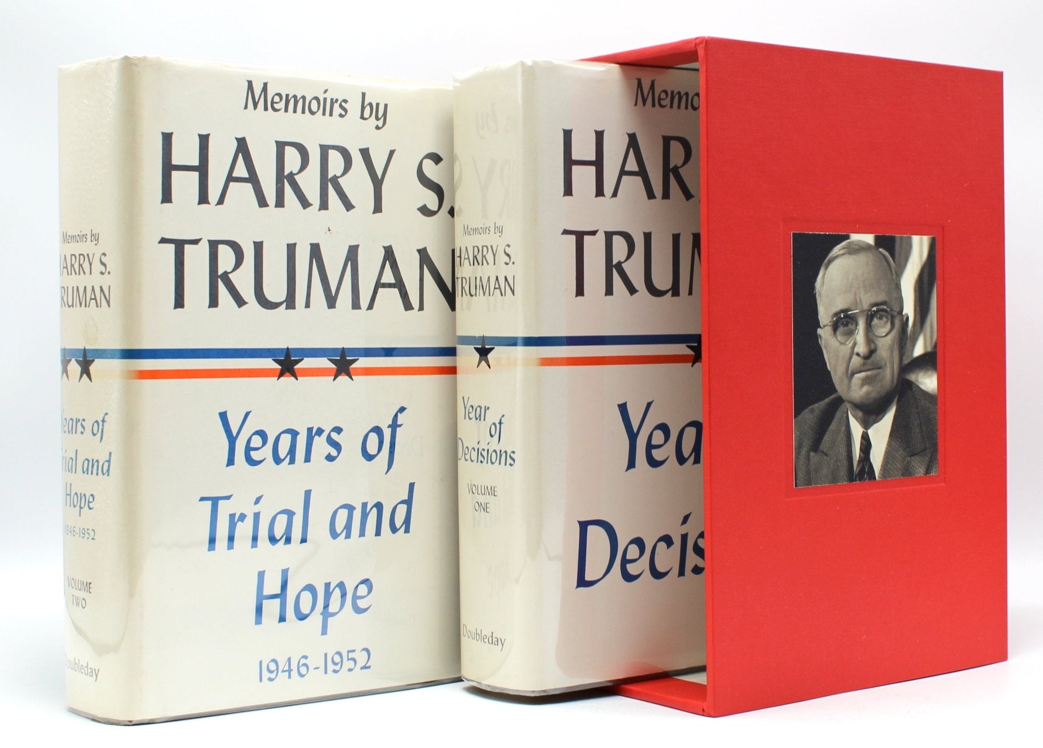 Memoirs: Year of Decisions and Years of Trial and Hope, Signed and Inscribed by Harry S. Truman, 1955 - 56 - The Great Republic