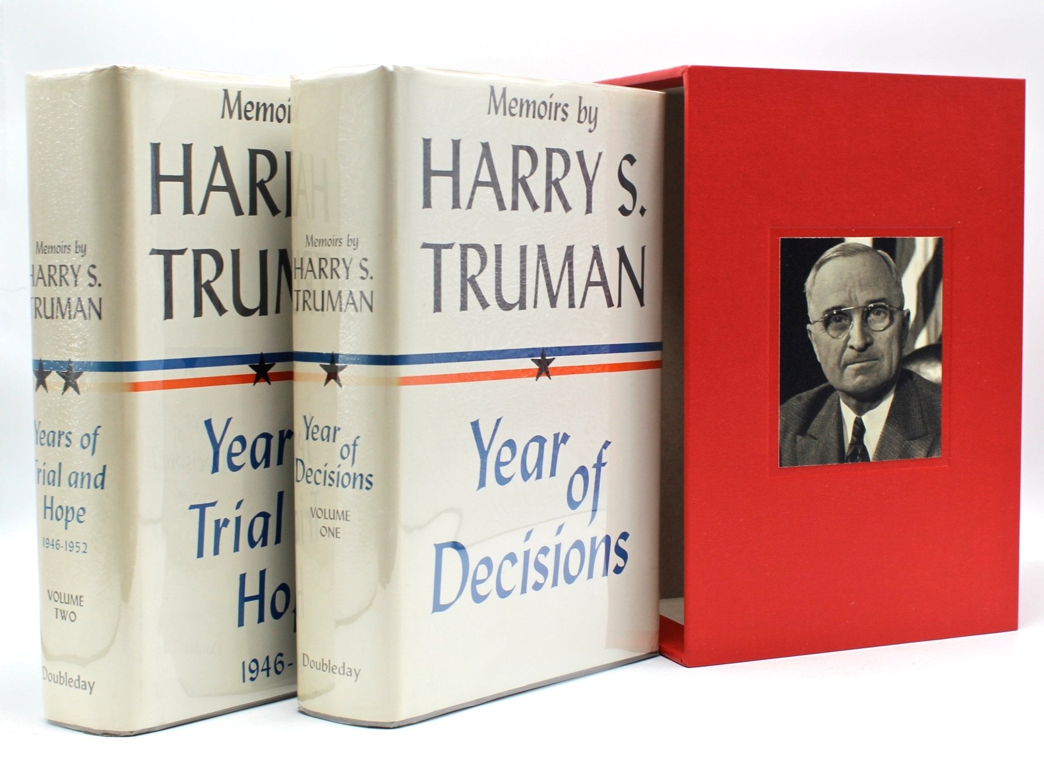 Memoirs: Year of Decisions and Years of Trial and Hope, Signed and Inscribed by Harry S. Truman, 1955 - 56 - The Great Republic
