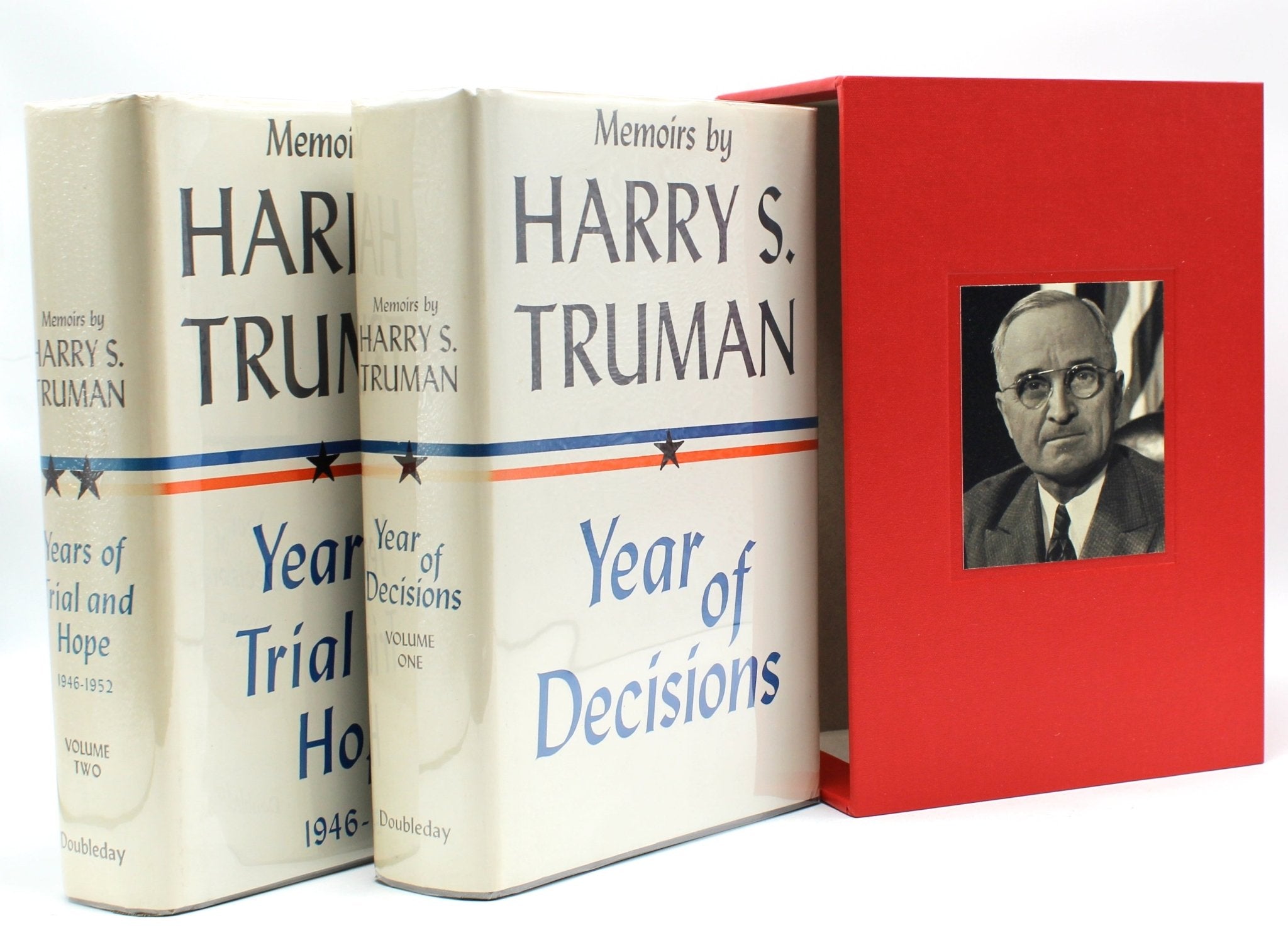 Memoirs: Year of Decisions and Years of Trial and Hope, Signed and Inscribed by Harry S. Truman, 1955 - 56 - The Great Republic