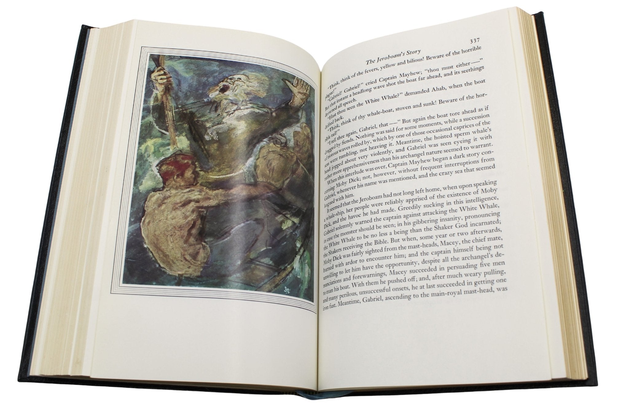 Moby Dick of The Whale by Herman Melville, Illustrated by Boardman Robinson, Easton Press Collector’s Edition, 1977 - The Great Republic