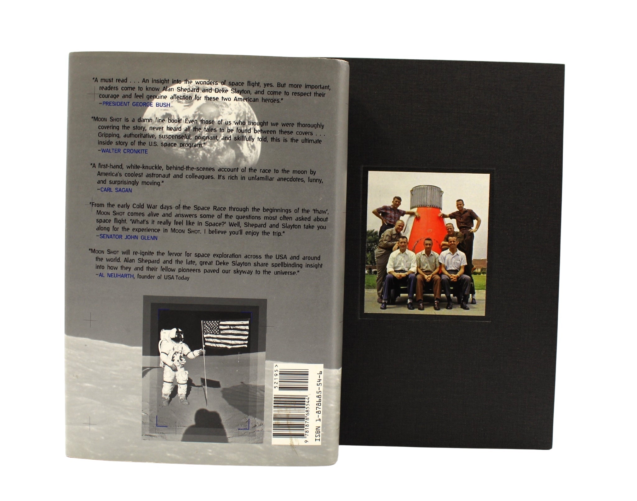 Moon Shot: The Inside Story of America's Race to the Moon, By Alan Shepard and Deke Slayton, Signed by Shepard, First Edition, 1994 - The Great Republic