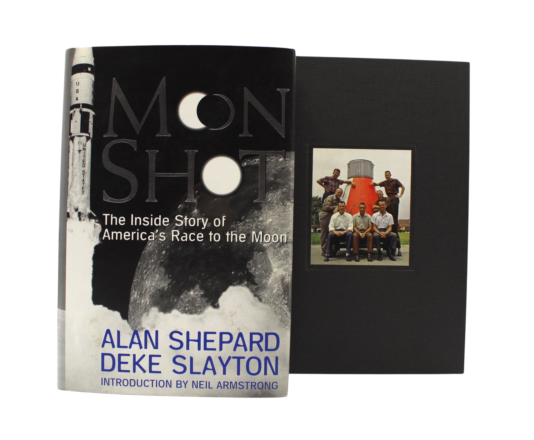 Moon Shot: The Inside Story of America's Race to the Moon, By Alan Shepard and Deke Slayton, Signed by Shepard, First Edition, 1994 - The Great Republic