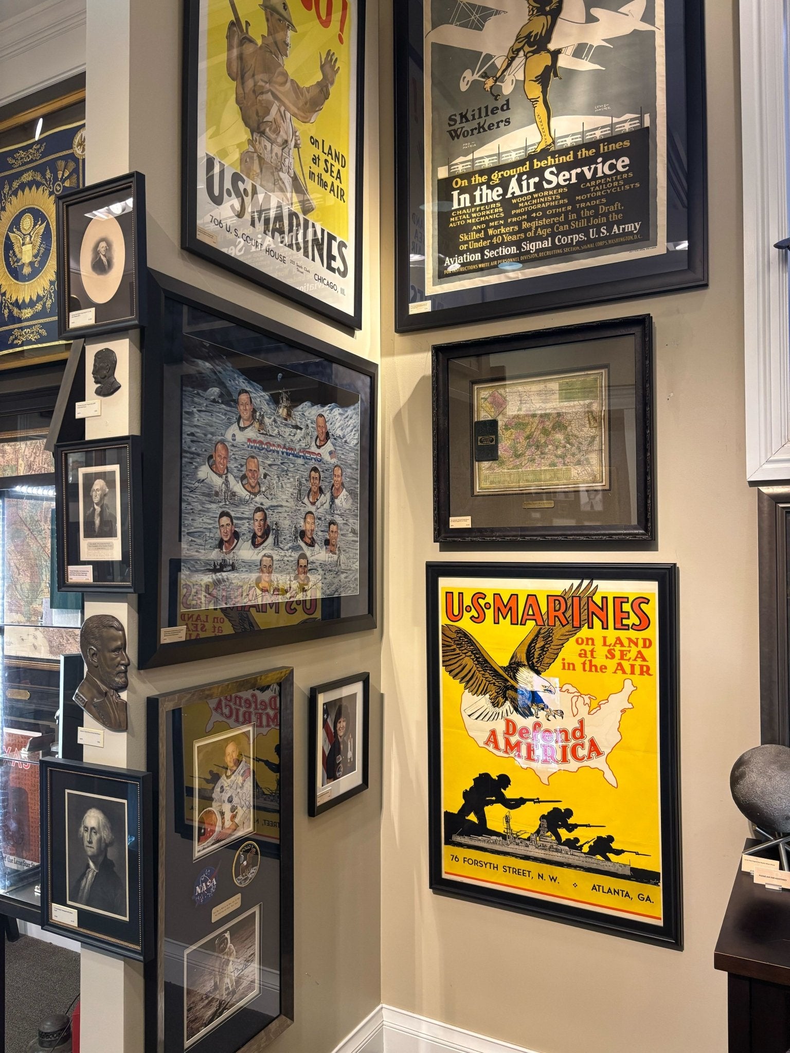 "Moonwalkers" Limited Edition Lithograph by Ron Lewis, Numbered 433/1000, Signed by Eleven Moonwalkers - The Great Republic