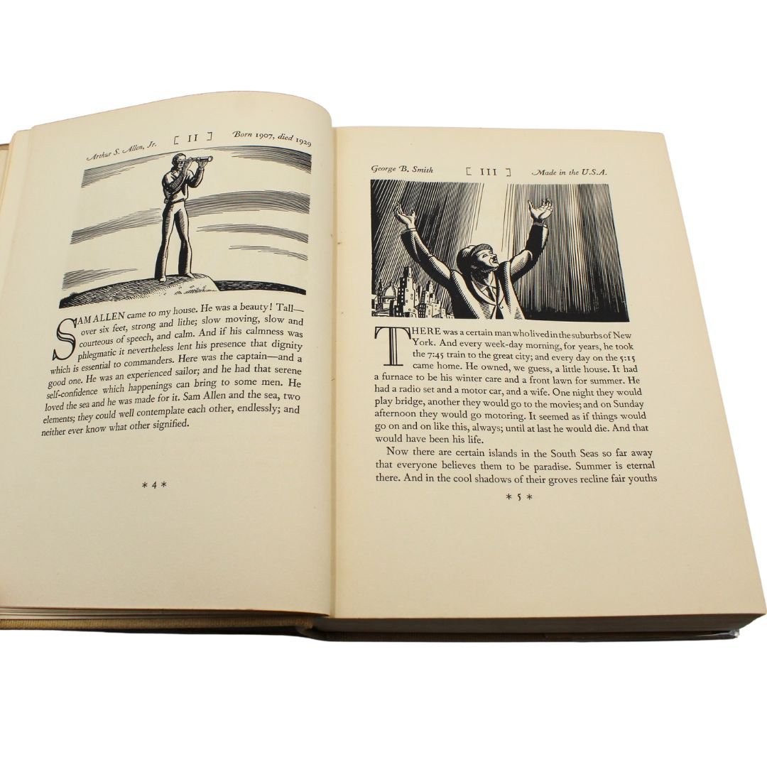 N by E by Rockwell Kent, First Trade Edition in Dust Jacket, 1930 - The Great Republic
