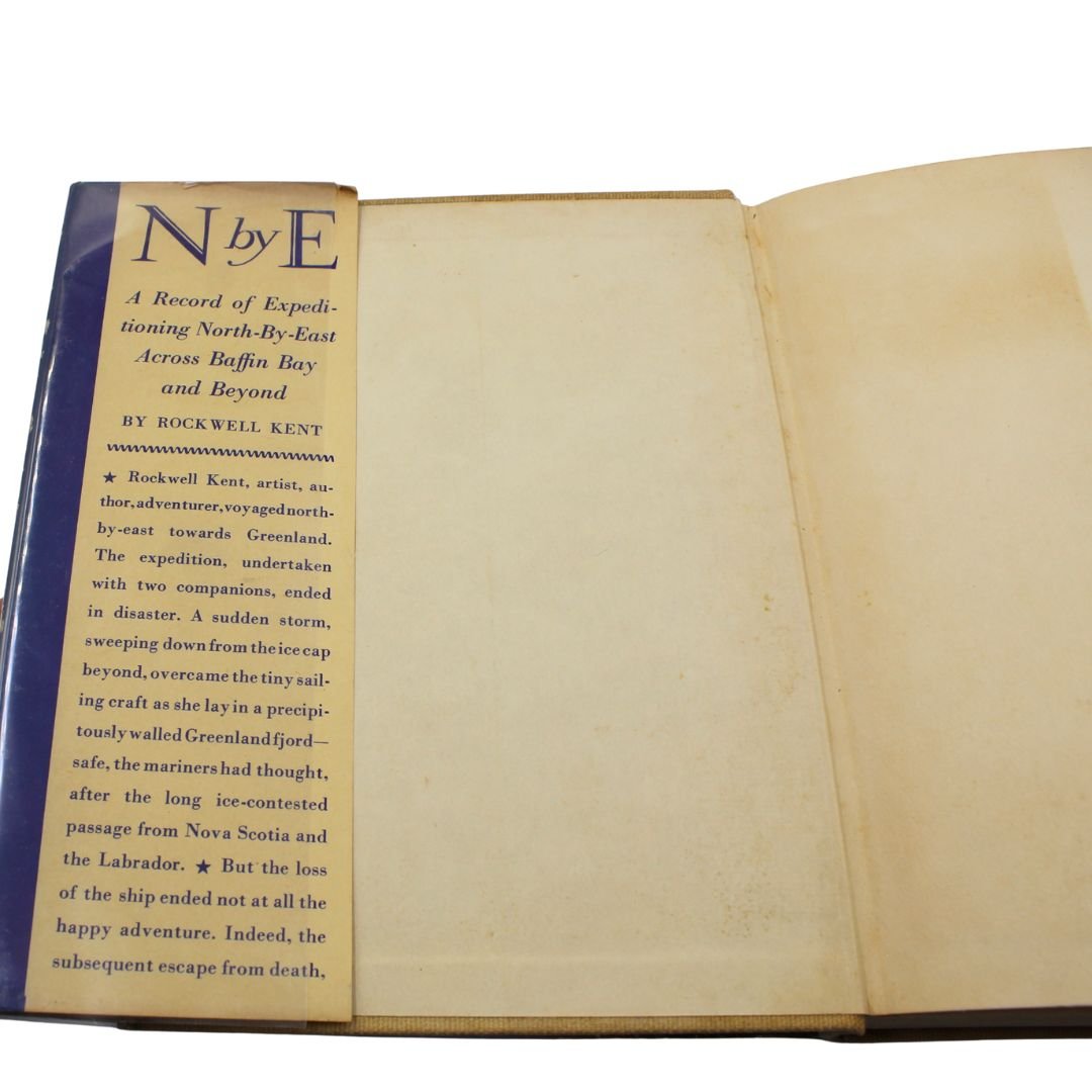 N by E by Rockwell Kent, First Trade Edition in Dust Jacket, 1930 - The Great Republic