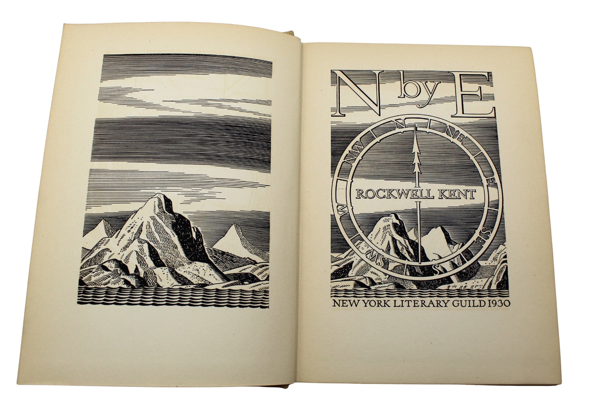 N by E by Rockwell Kent, Illustrated by Rockwell Kent, First Trade Edition, 1930 - The Great Republic