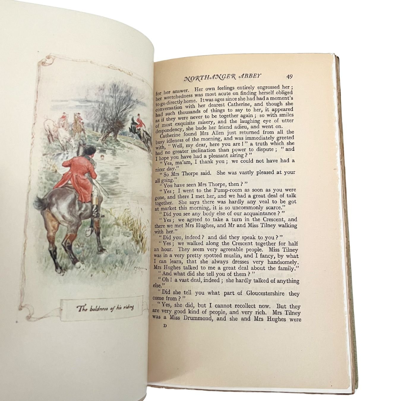 Northanger Abbey by Jane Austen, Illustrated by C.E. Brock, 1907 - The Great Republic