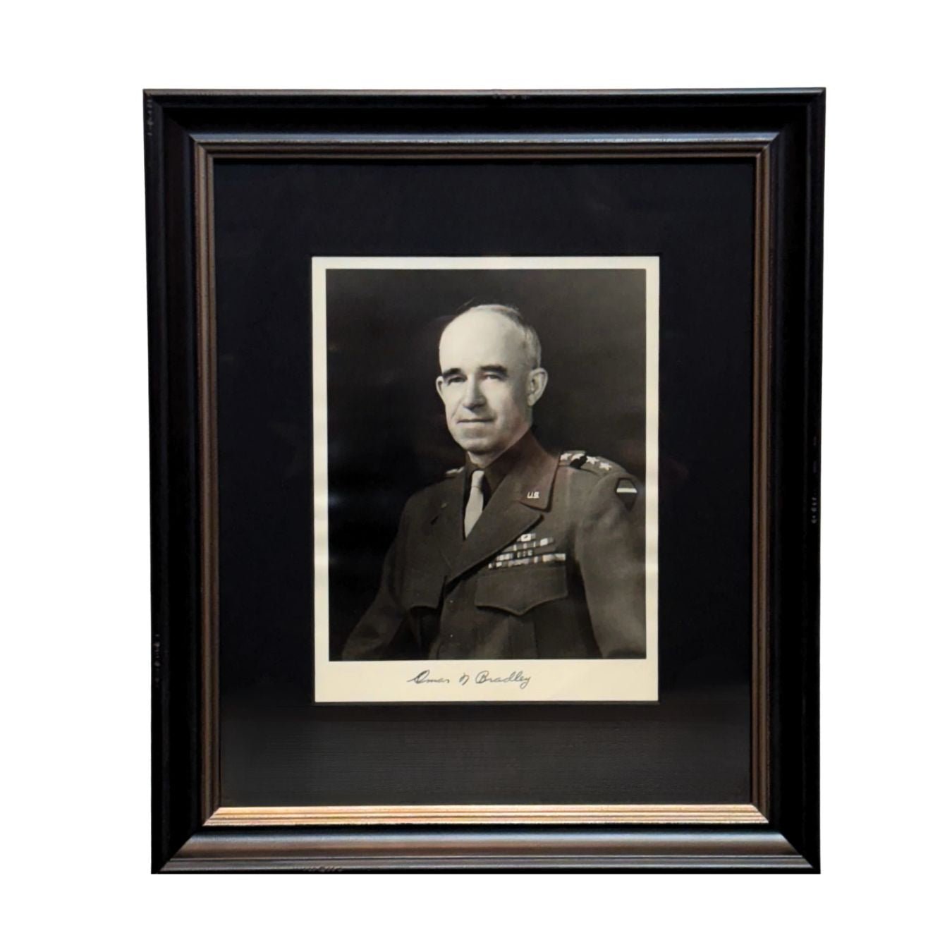Omar Bradley Signed Photograph, Dated February 8, 1946 on back - The Great Republic