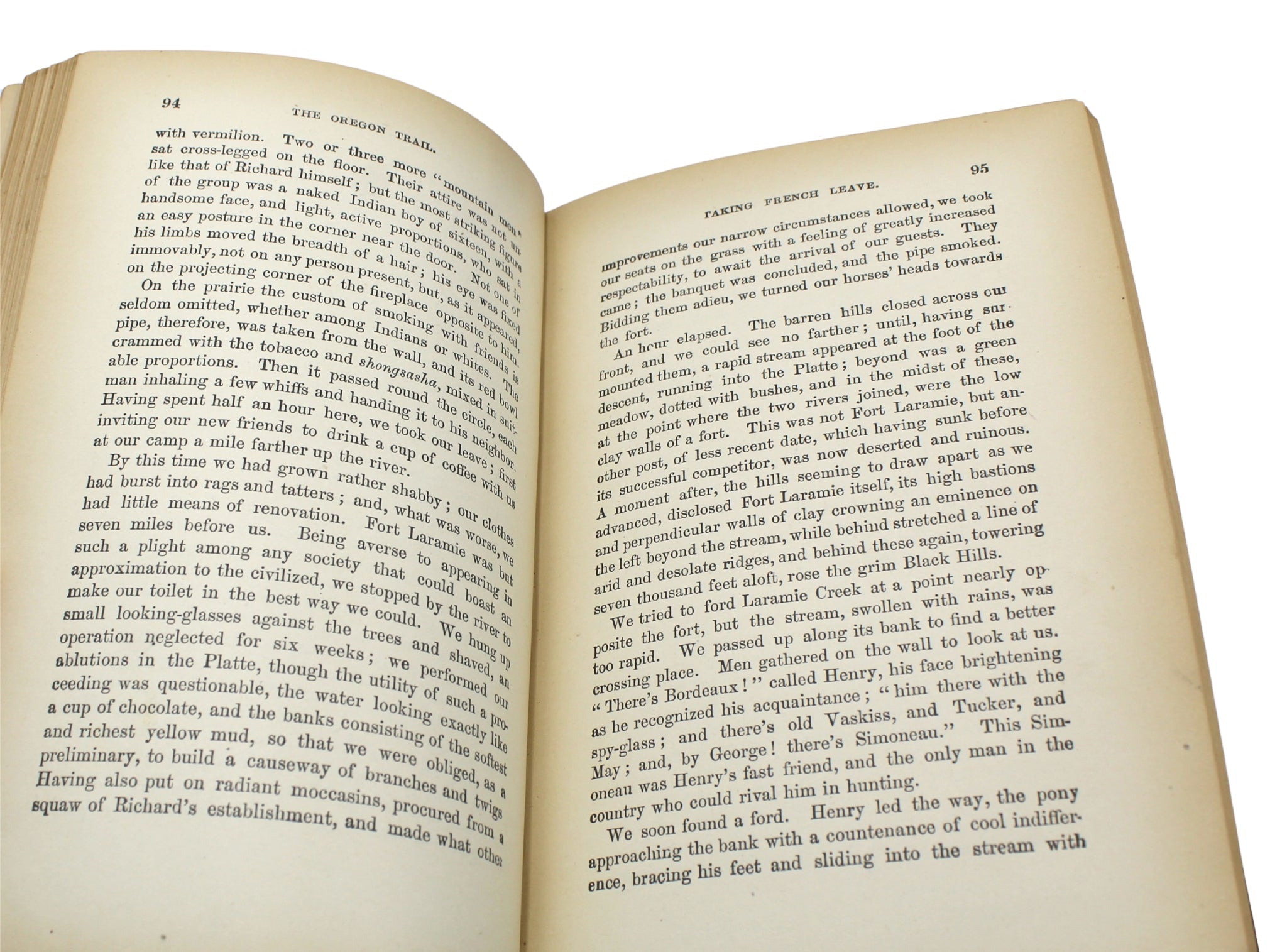 Oregon Trail: Sketches of Prairie and Rocky - Mountain Life by Francis Parkman, Illustrated by Frederic Remington, 1894 - The Great Republic