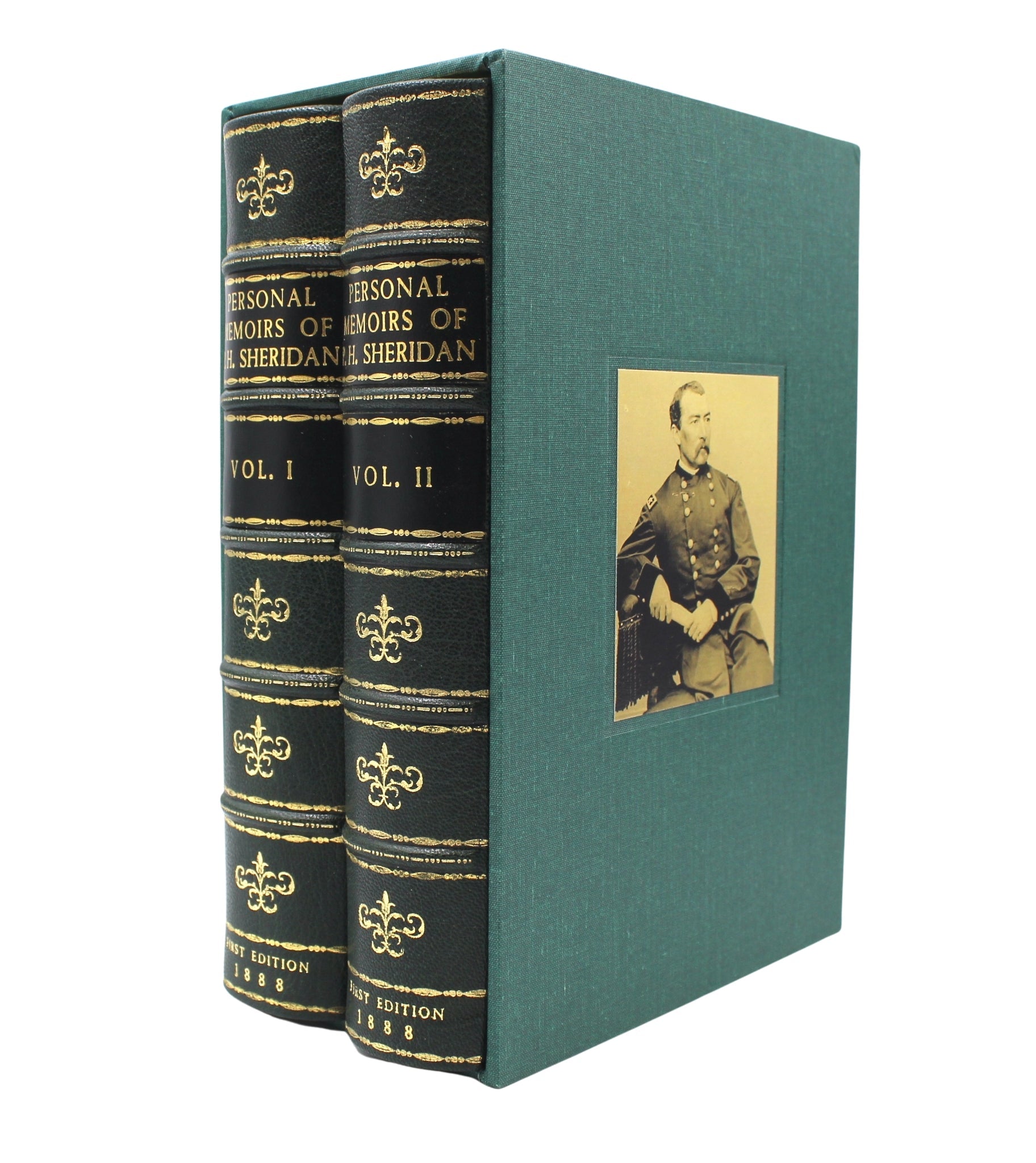 Personal Memoirs of P. H. Sheridan, First Edition, Two - Volume Set, 1888 - The Great Republic