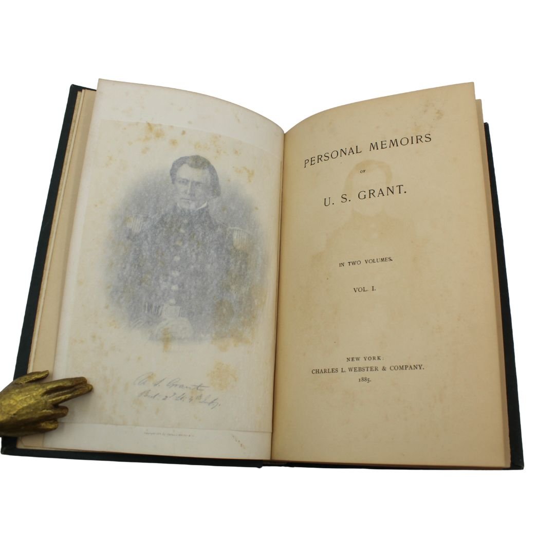 Personal Memoirs of U.S. Grant, First Edition, Two - Volume Set, Circa 1885 - 1886 - The Great Republic