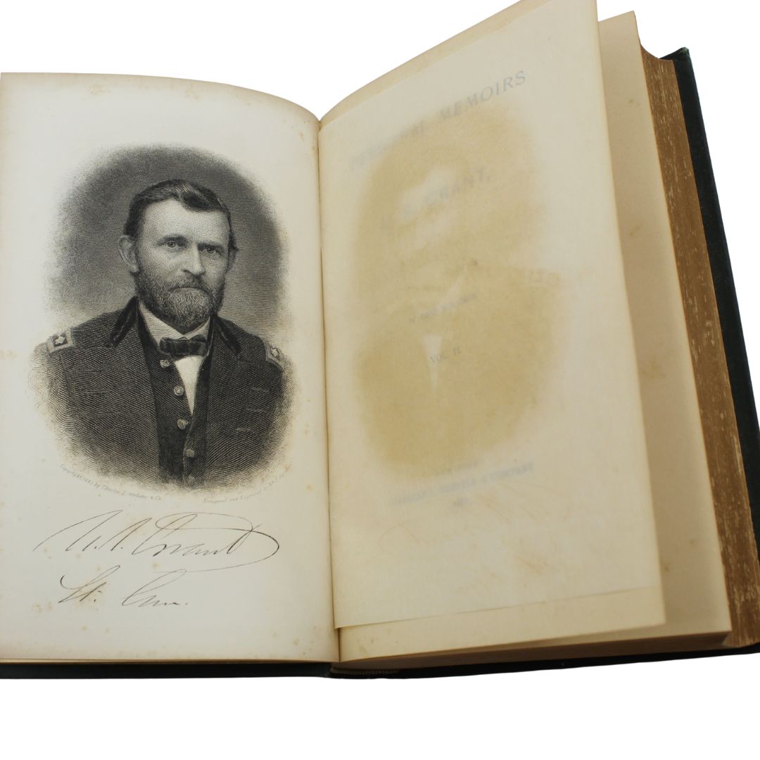 Personal Memoirs of U.S. Grant, First Edition, Two - Volume Set, Circa 1885 - 1886 - The Great Republic