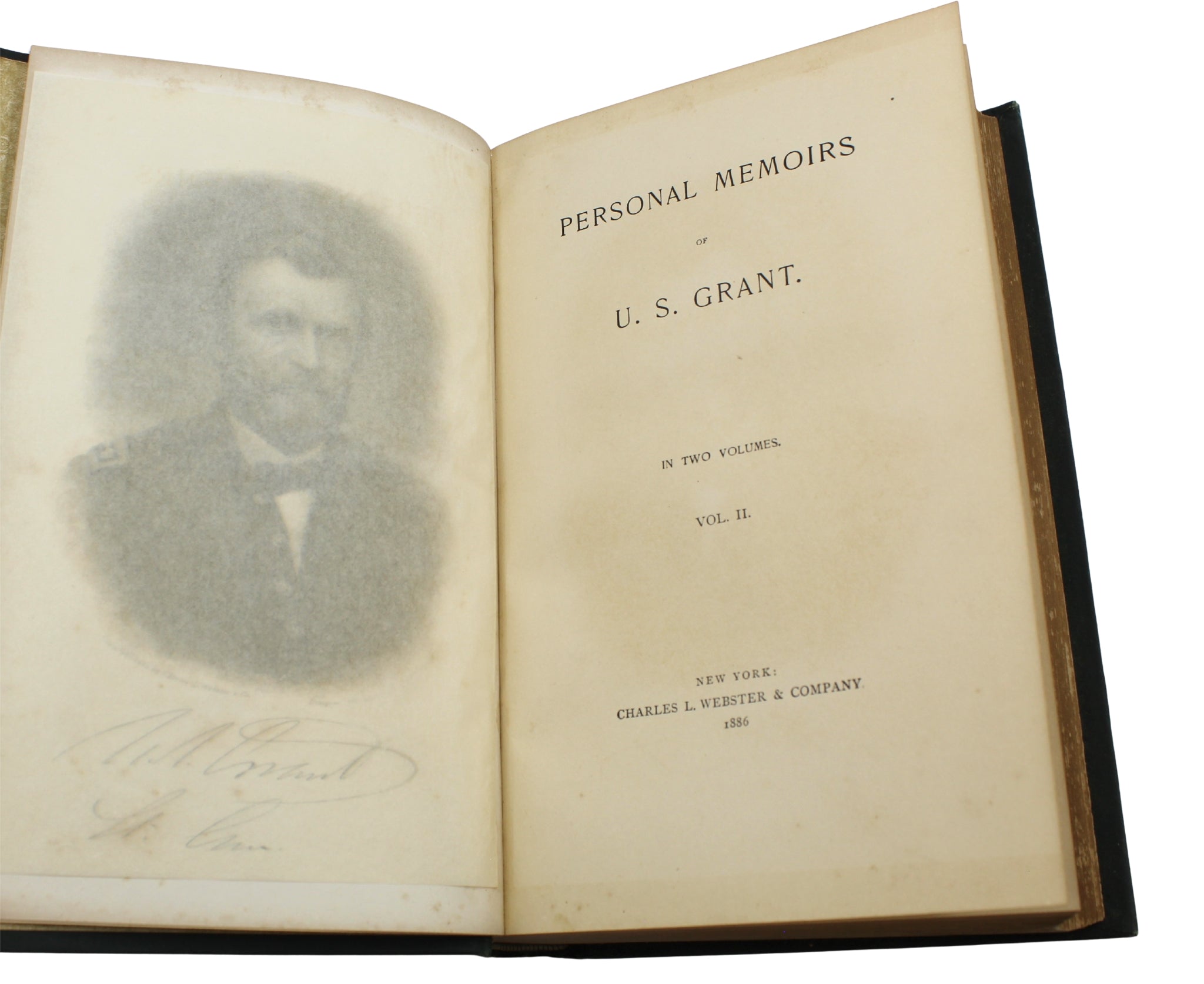 Personal Memoirs of U.S. Grant, First Edition, Two - Volume Set, Circa 1885 - 1886 - The Great Republic
