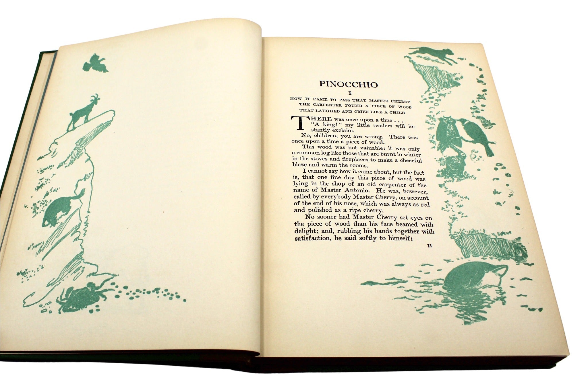 Pinocchio: The Story of a Puppet by C. Collodi, Illustrated by Maria L. Kirk, Deluxe Edition, 1920 - The Great Republic