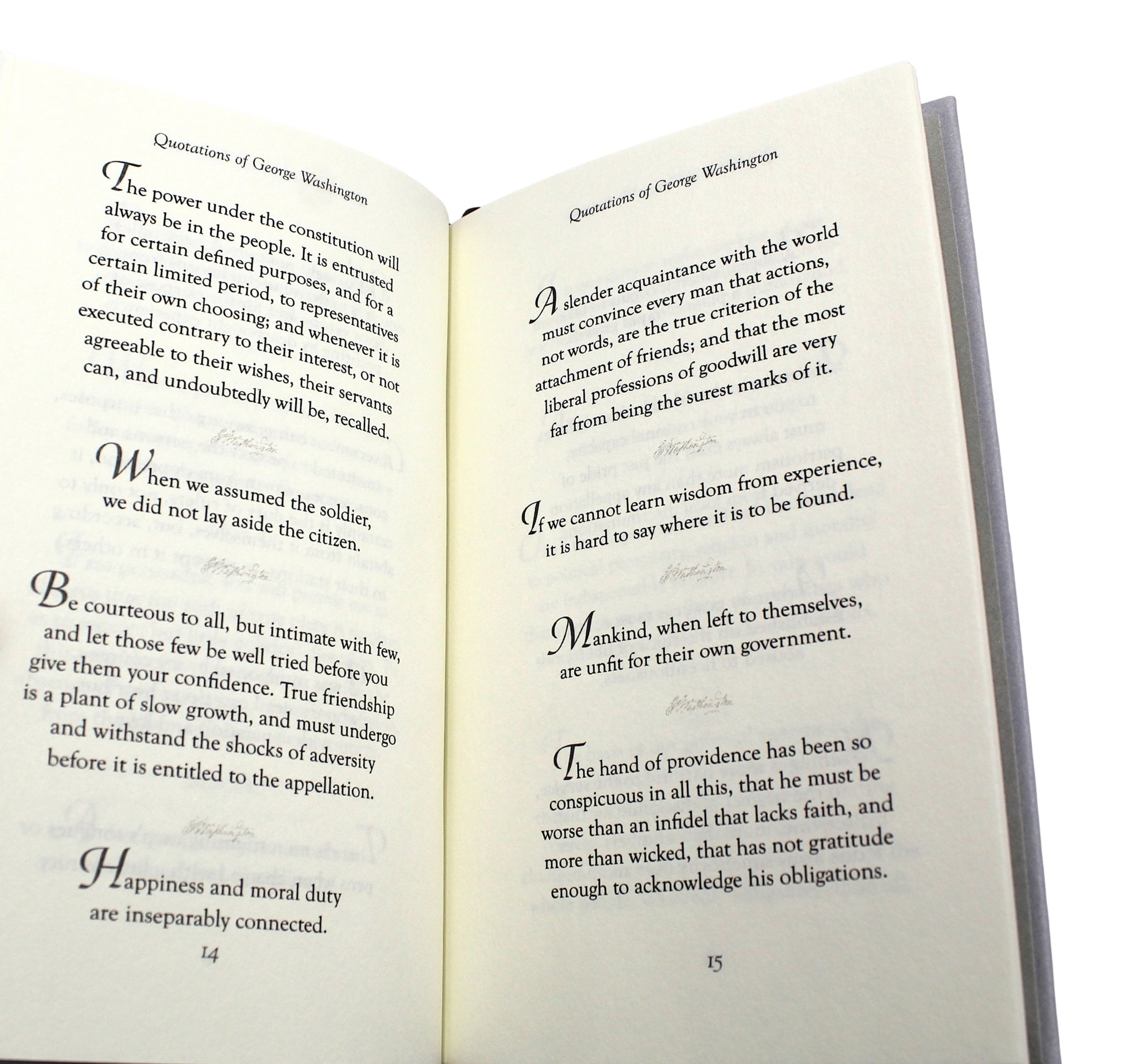 Quotations of George Washington - The Great Republic