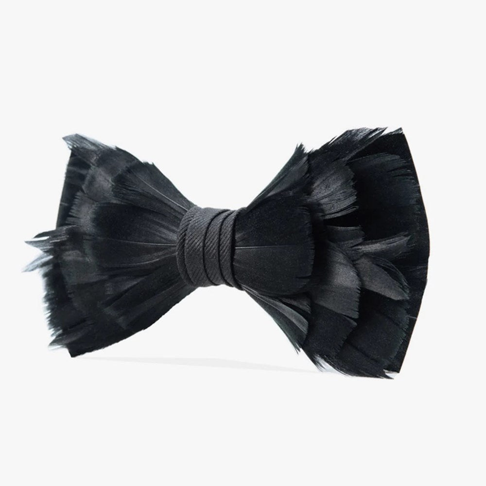 Rice Feather Bow Tie - The Great Republic