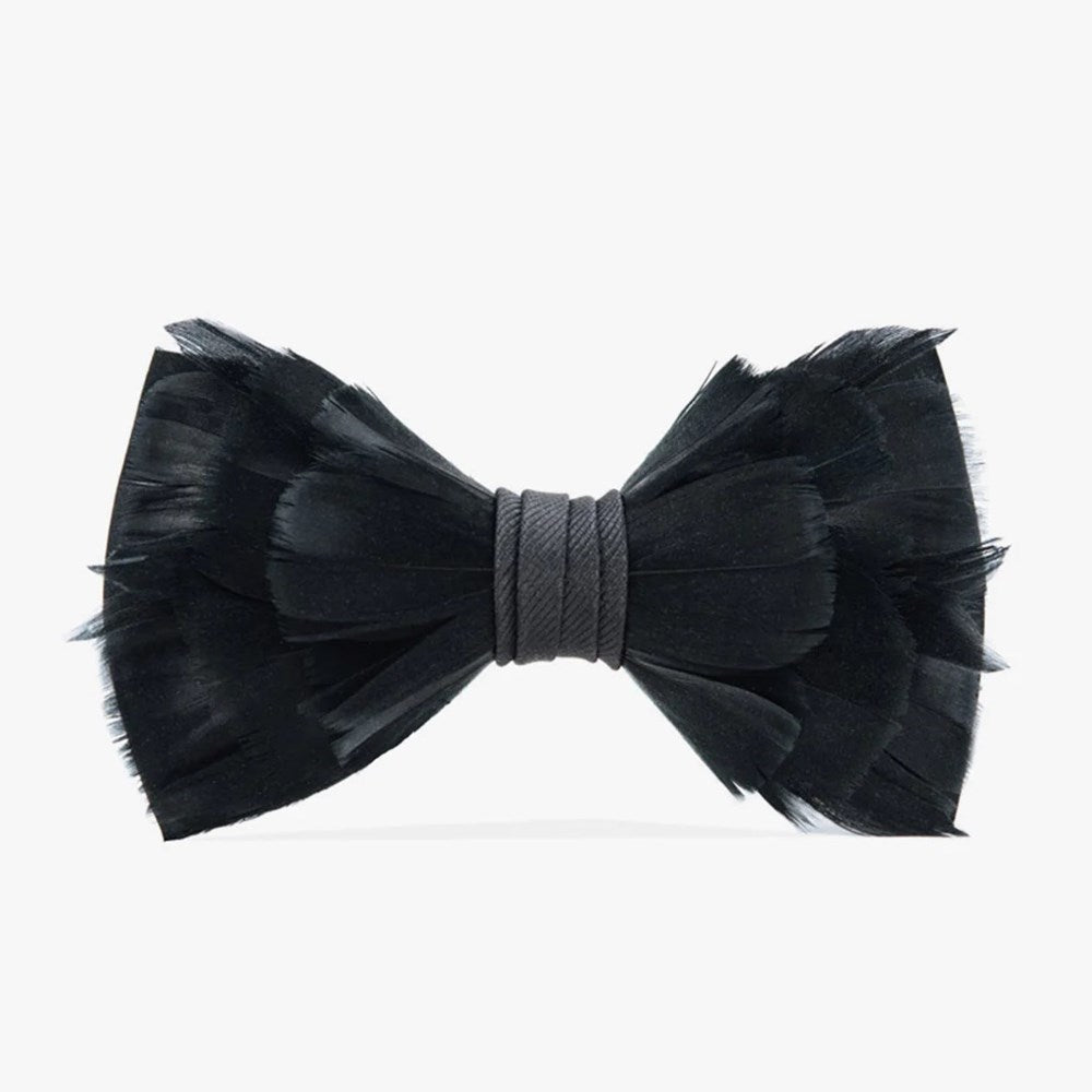Rice Feather Bow Tie - The Great Republic