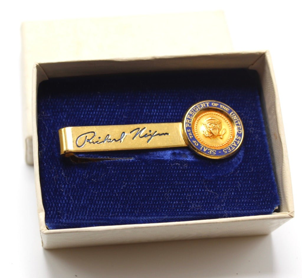 Richard Nixon Presidential Seal Tie Bar - The Great Republic