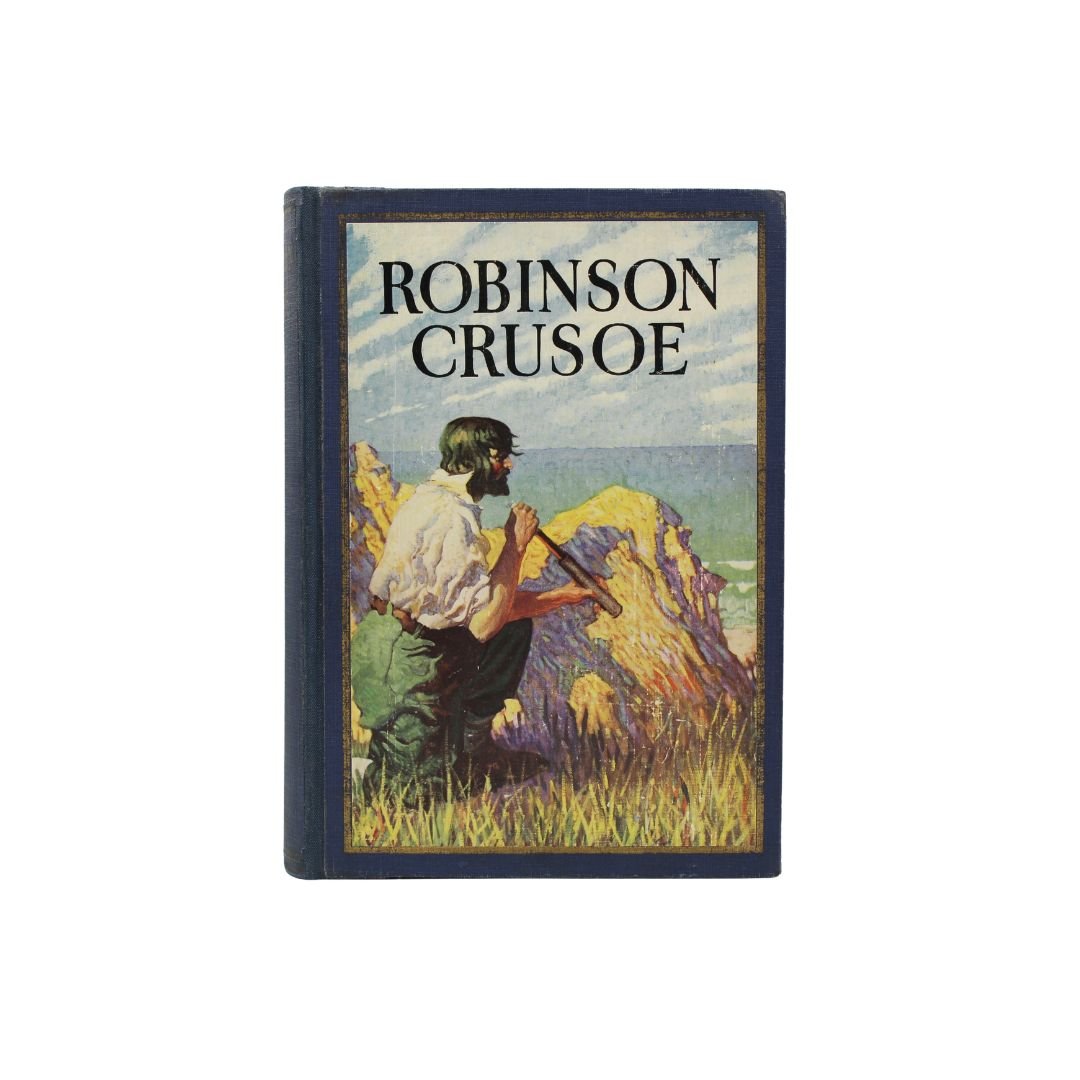 Robinson Crusoe by Daniel Defoe, Illustrated by Frank Goodwin, 1925 - The Great Republic
