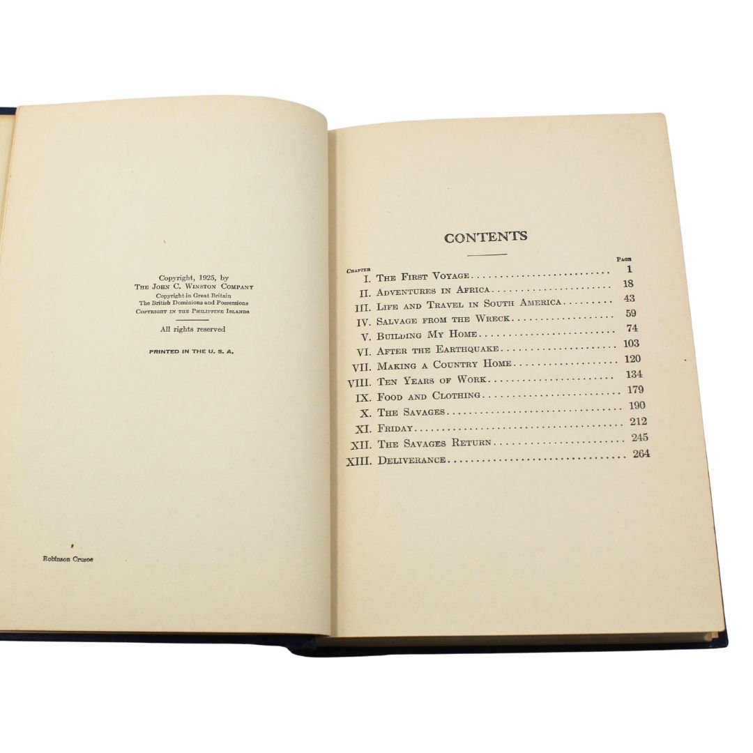 Robinson Crusoe by Daniel Defoe, Illustrated by Frank Goodwin, 1925 - The Great Republic