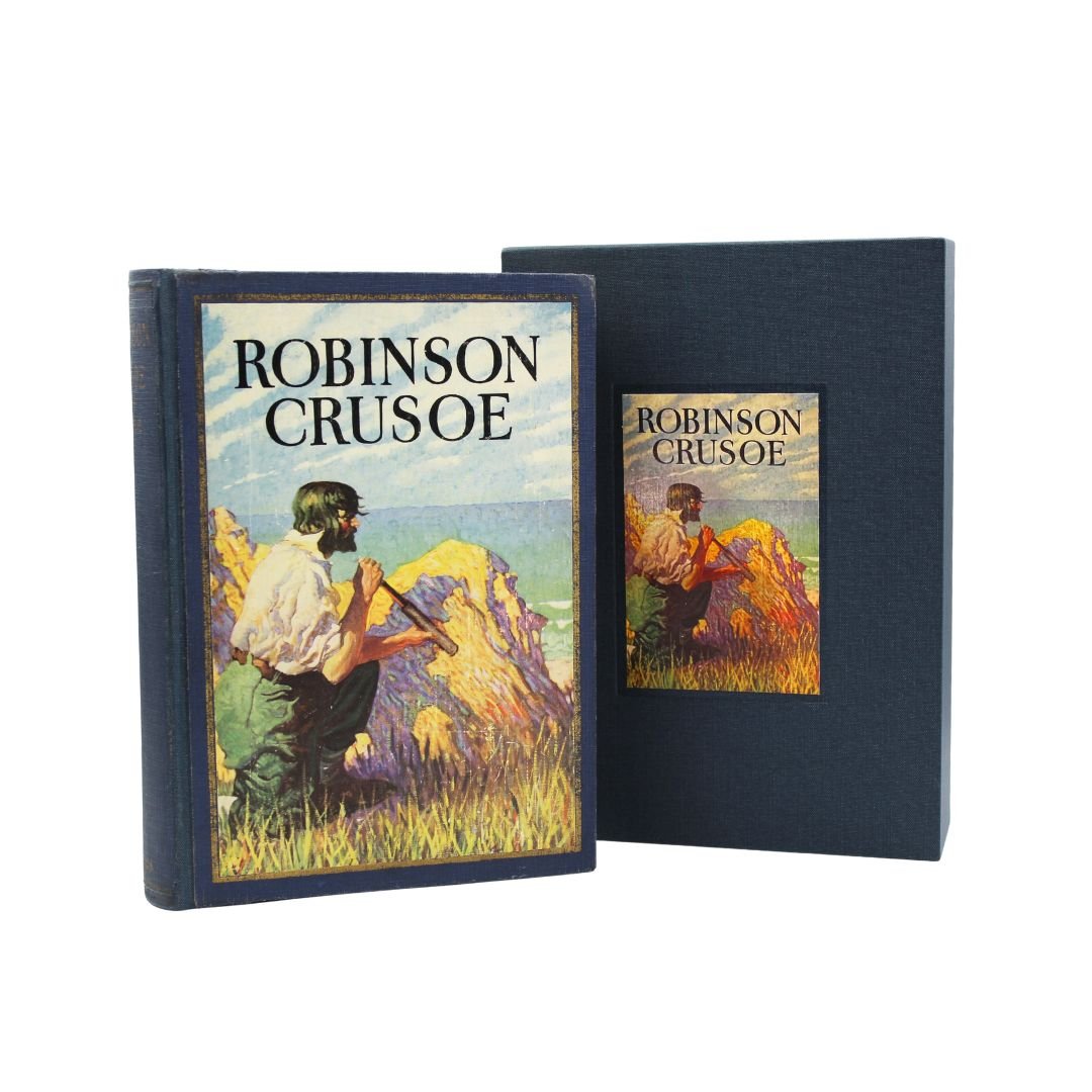 Robinson Crusoe by Daniel Defoe, Illustrated by Frank Goodwin, 1925 - The Great Republic