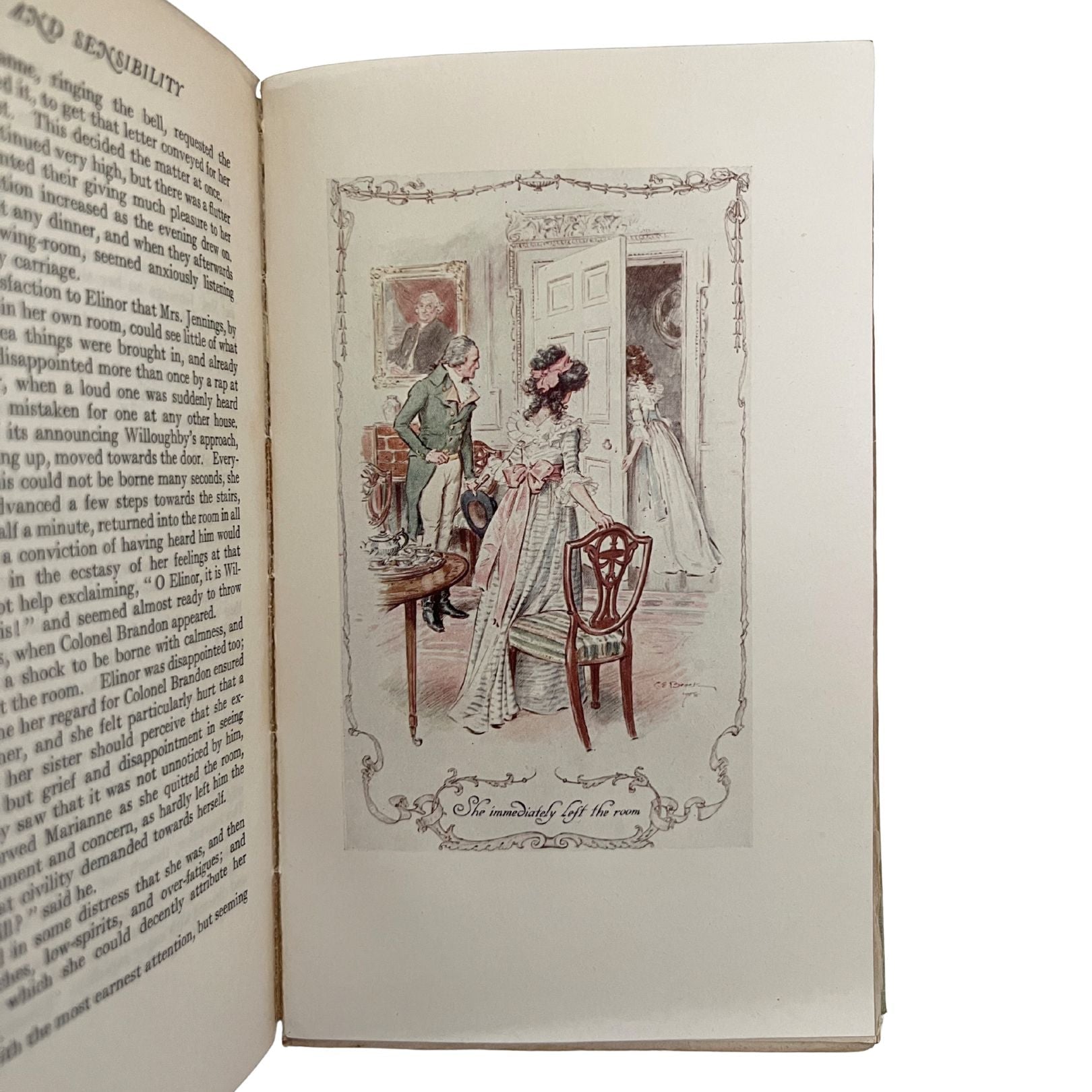 Sense and Sensibility by Jane Austen, Illustrated by C.E. Brock, 1908 - The Great Republic