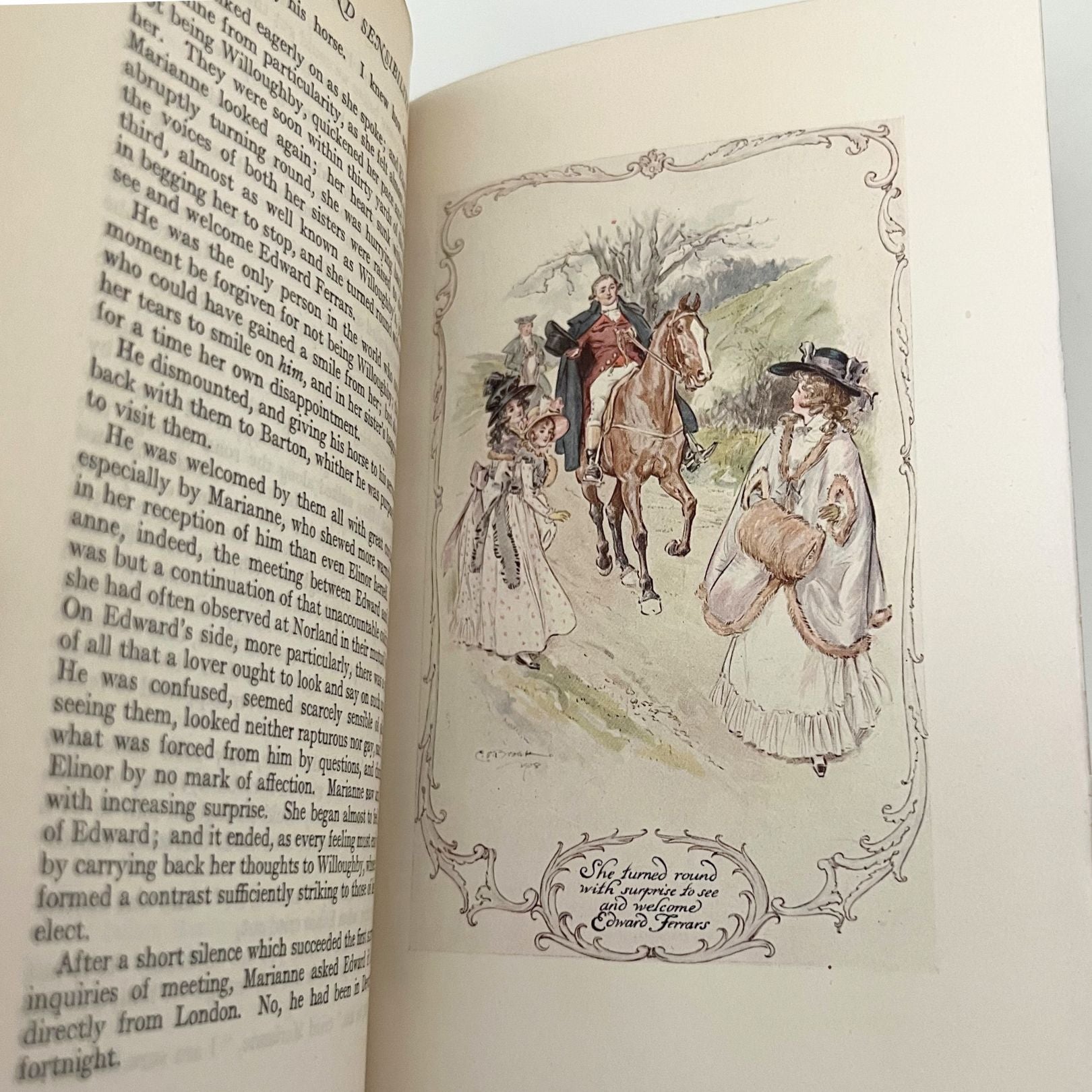 Sense and Sensibility by Jane Austen, Illustrated by C.E. Brock, 1908 - The Great Republic