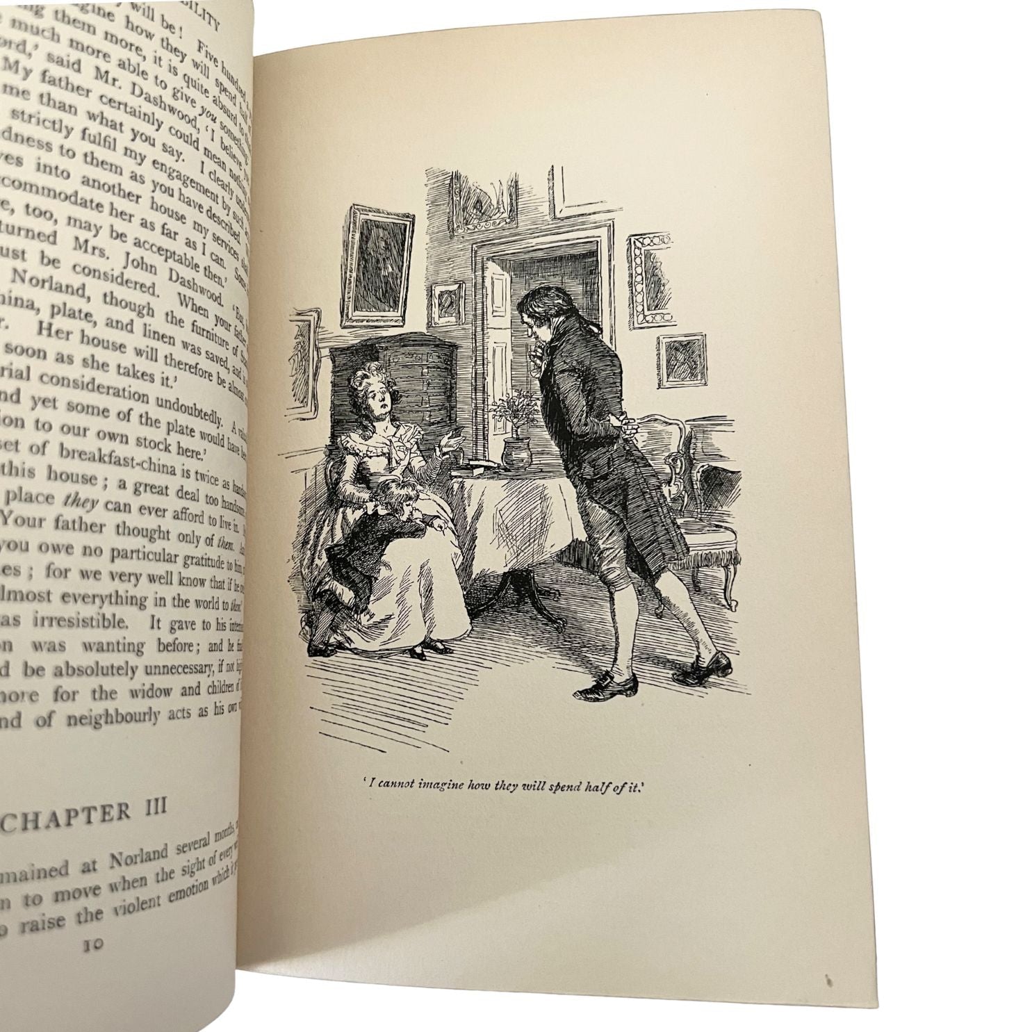 Sense and Sensibility by Jane Austen, Illustrated by Hugh Thomson, 1900 - The Great Republic