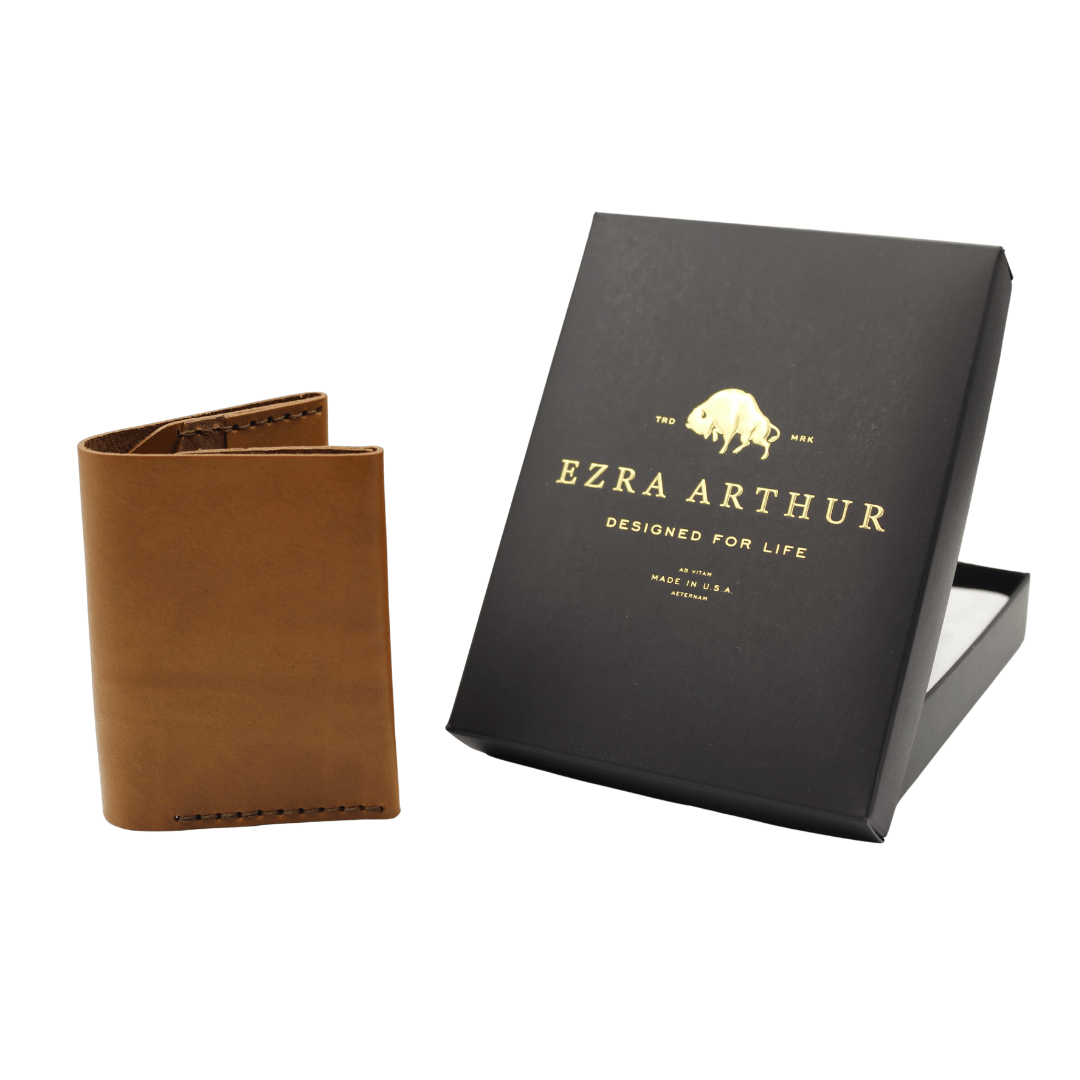 Slim Bifold Wallet in Whiskey - The Great Republic