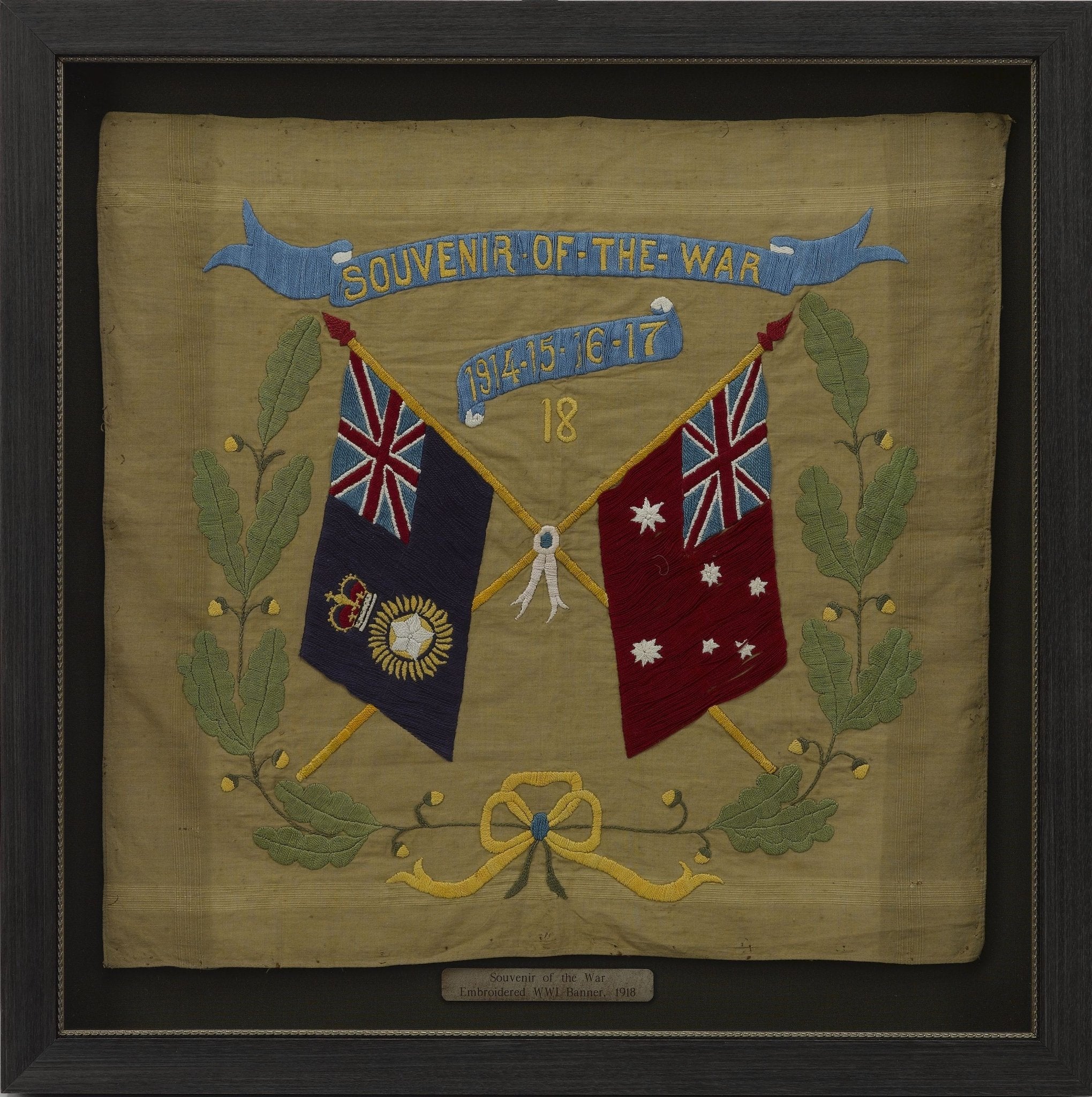 Souvenir of the War 1914 - 15 - 16 - 17 - 18 Banner - The Great Republic