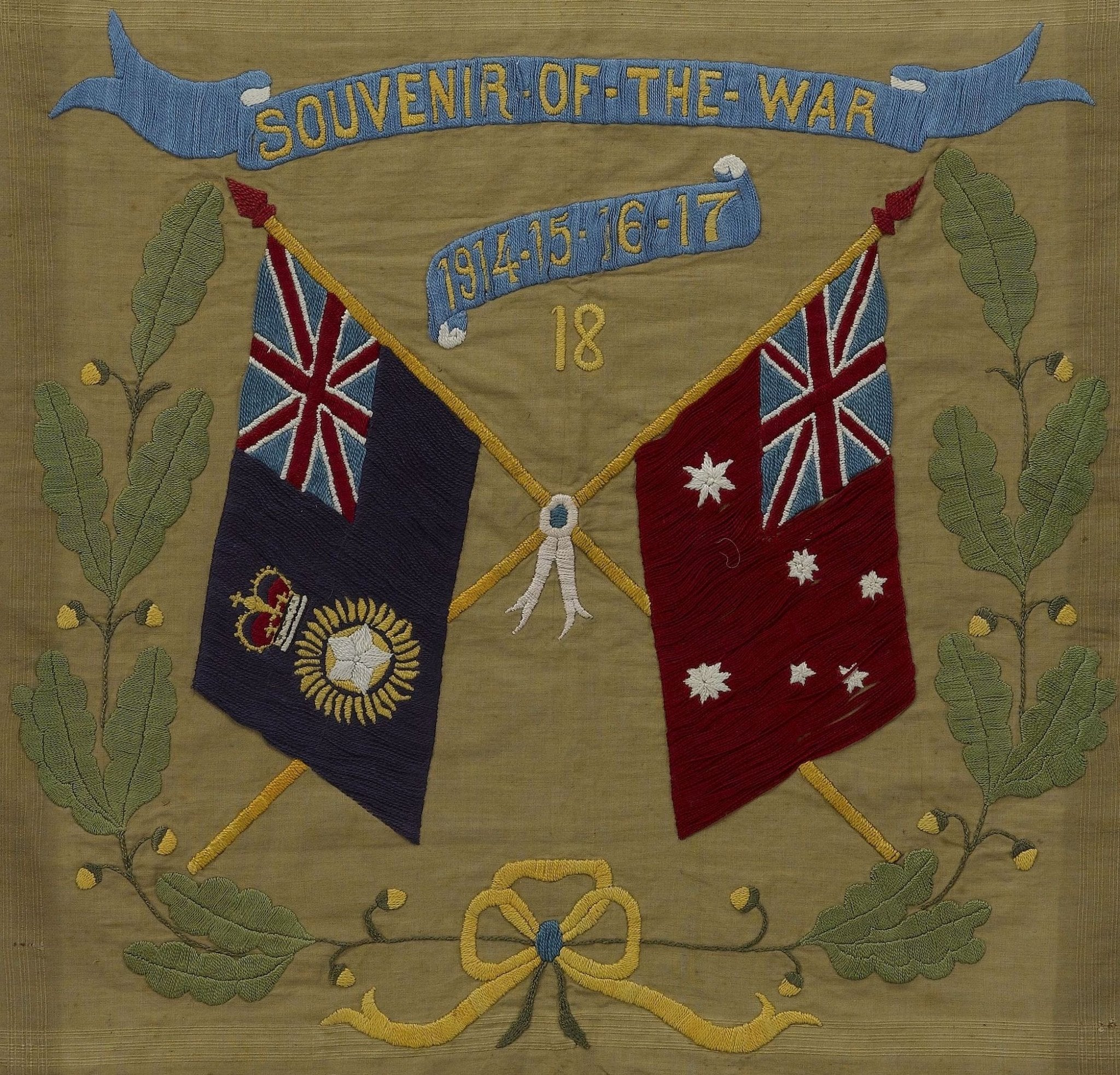 Souvenir of the War 1914 - 15 - 16 - 17 - 18 Banner - The Great Republic