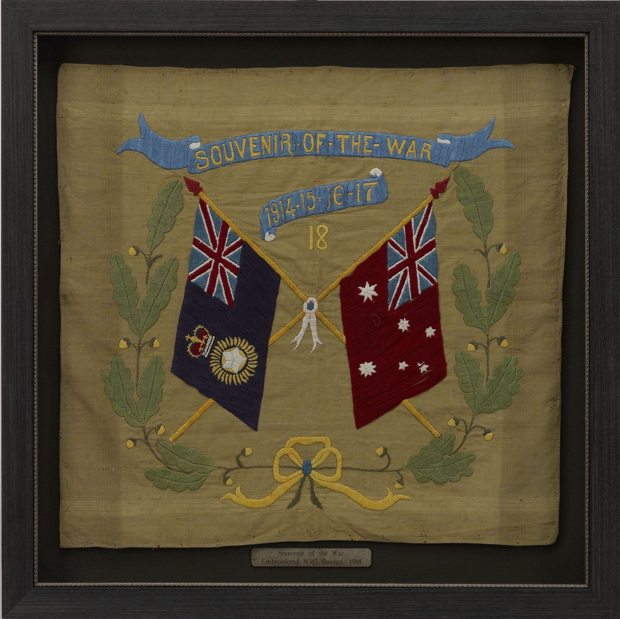 Souvenir of the War 1914 - 15 - 16 - 17 - 18 Banner - The Great Republic