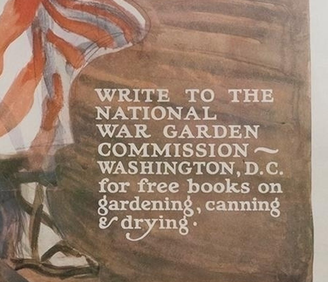 "Sow the Seeds of Victory! Plant & Raise Your Own Vegetables" Vintage National War Garden Commission Poster by James Montgomery Flagg, 1918 - The Great Republic