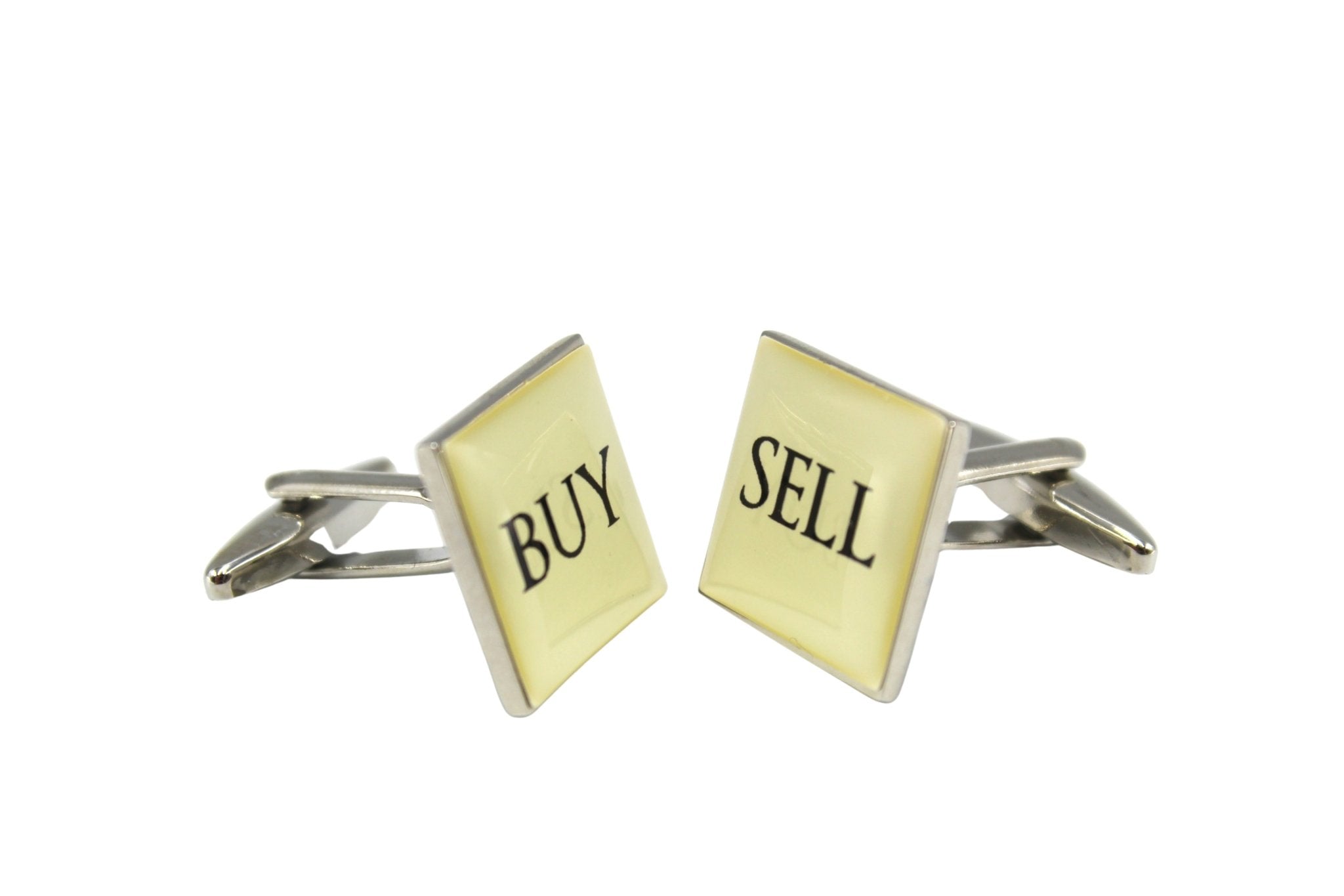 Square Buy Sell Cufflinks - The Great Republic