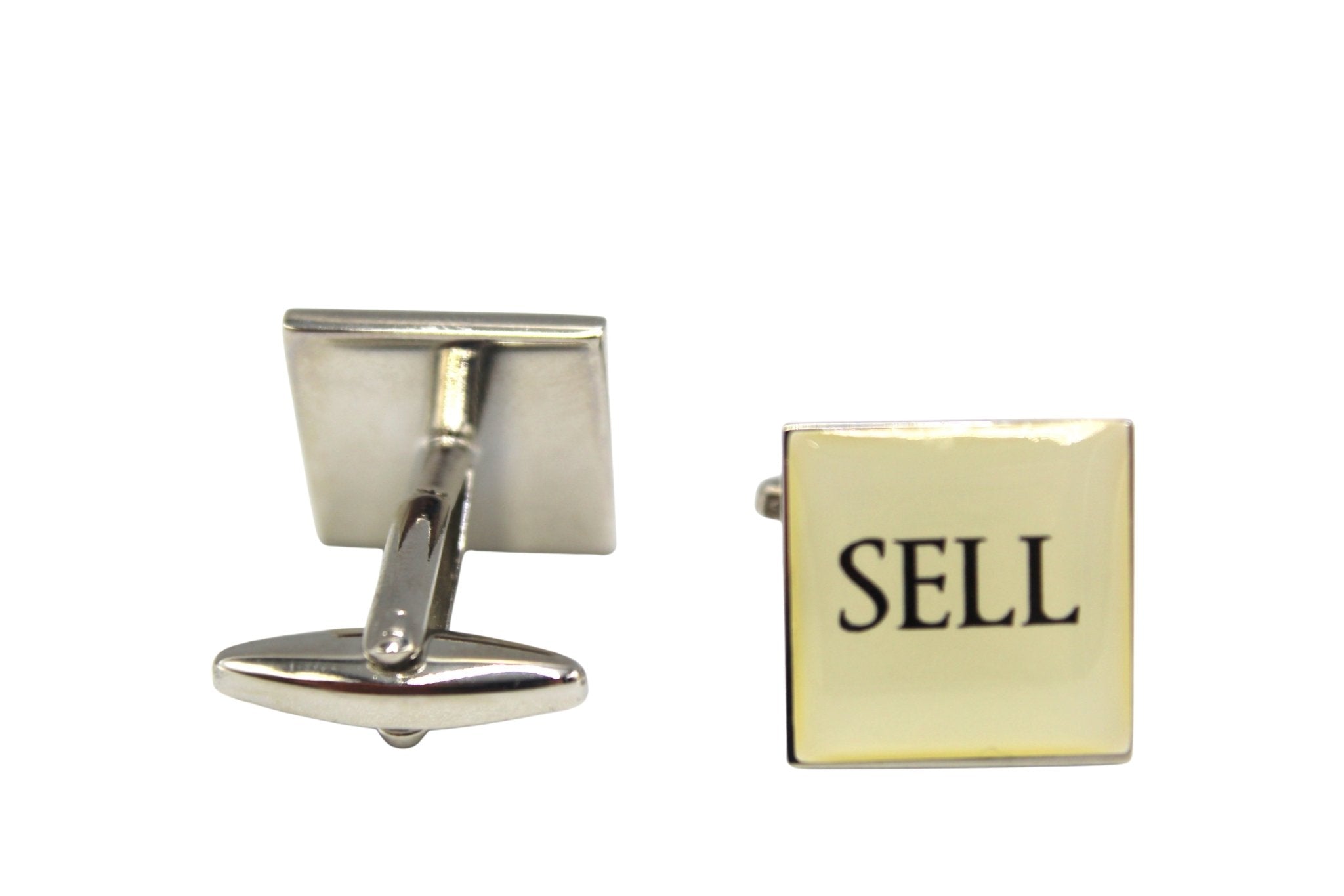 Square Buy Sell Cufflinks - The Great Republic