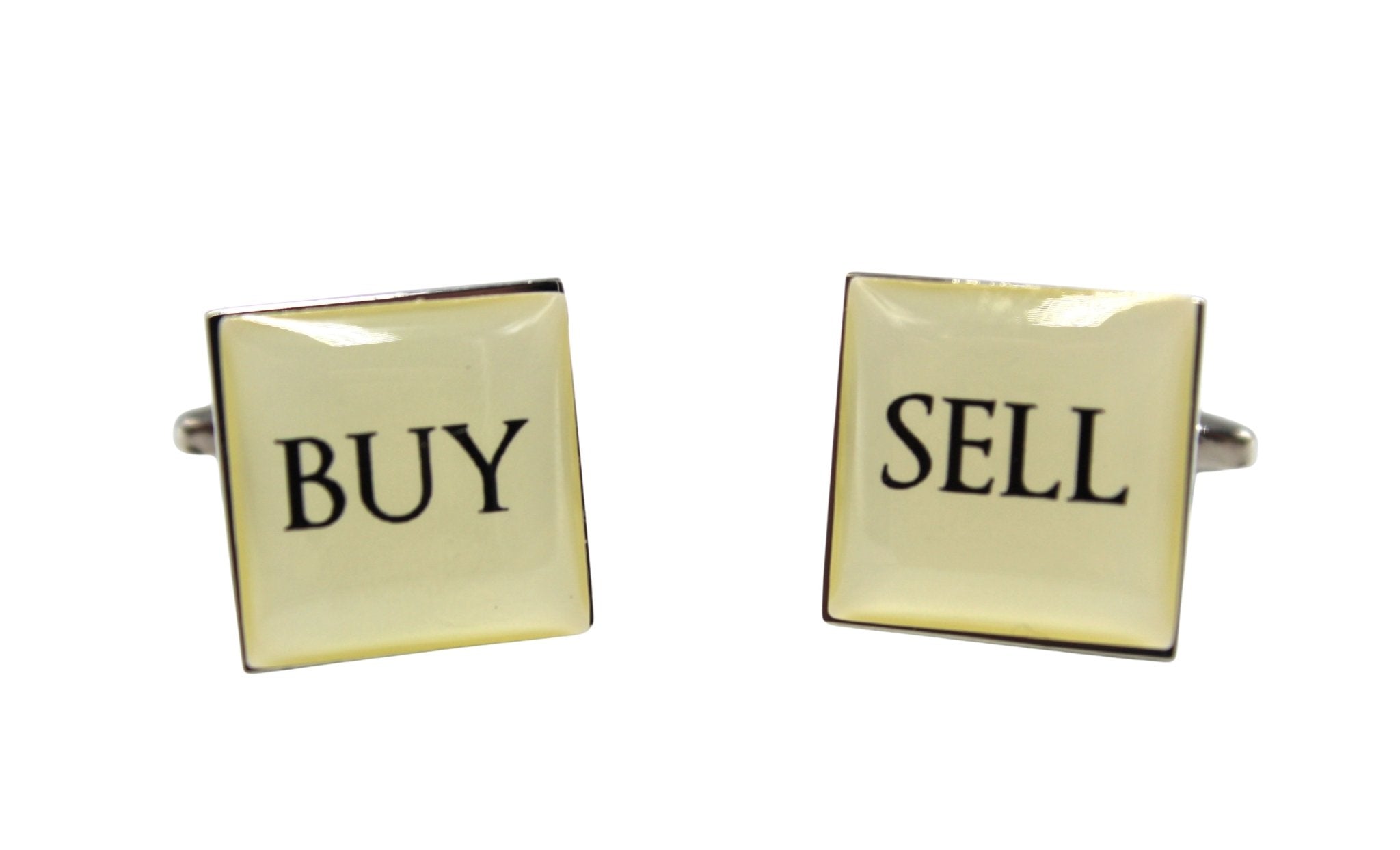 Square Buy Sell Cufflinks - The Great Republic