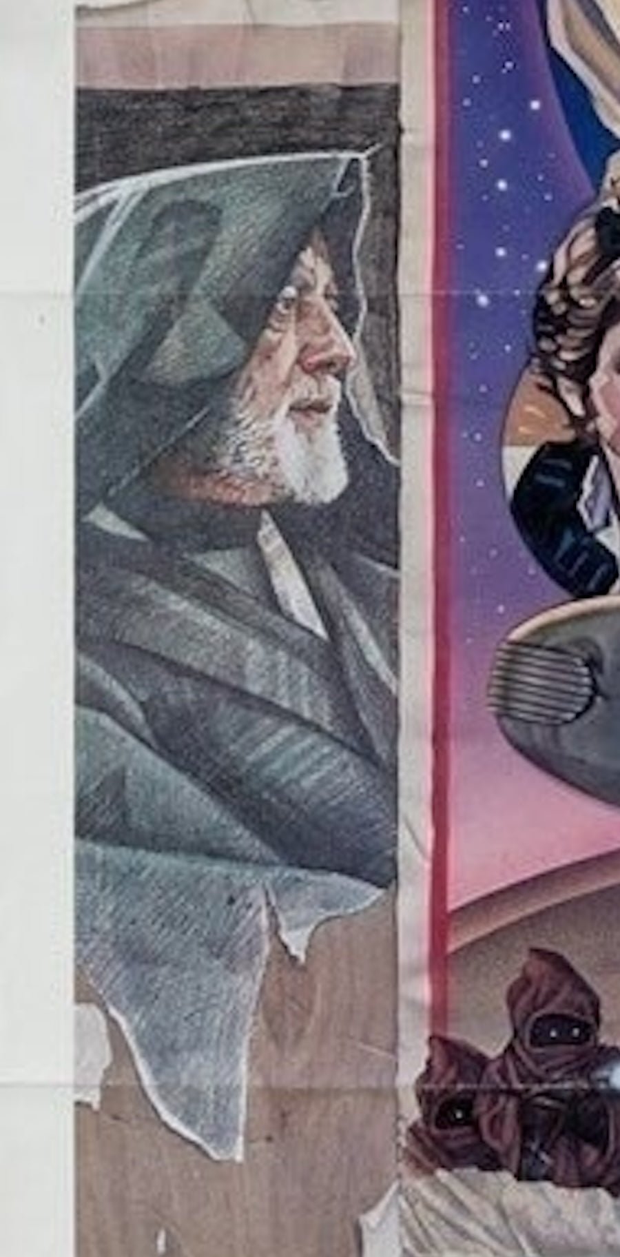 "Star Wars" Vintage Movie Poster, Illustrated by Charlie White III, 1978 - The Great Republic