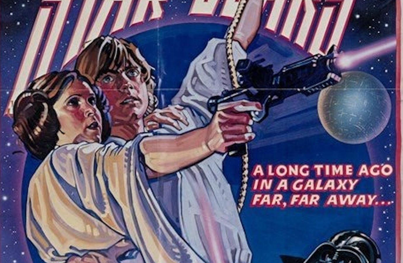 "Star Wars" Vintage Movie Poster, Illustrated by Charlie White III, 1978 - The Great Republic