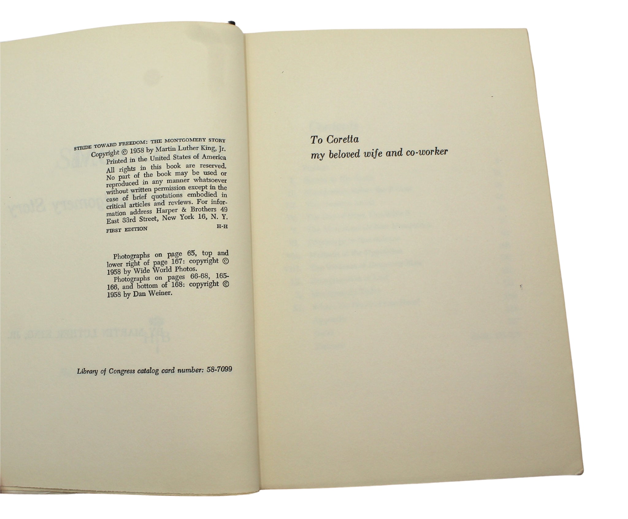 Stride Toward Freedom by Martin Luther King, Jr., First Edition in Original Dust Jacket, 1958 - The Great Republic