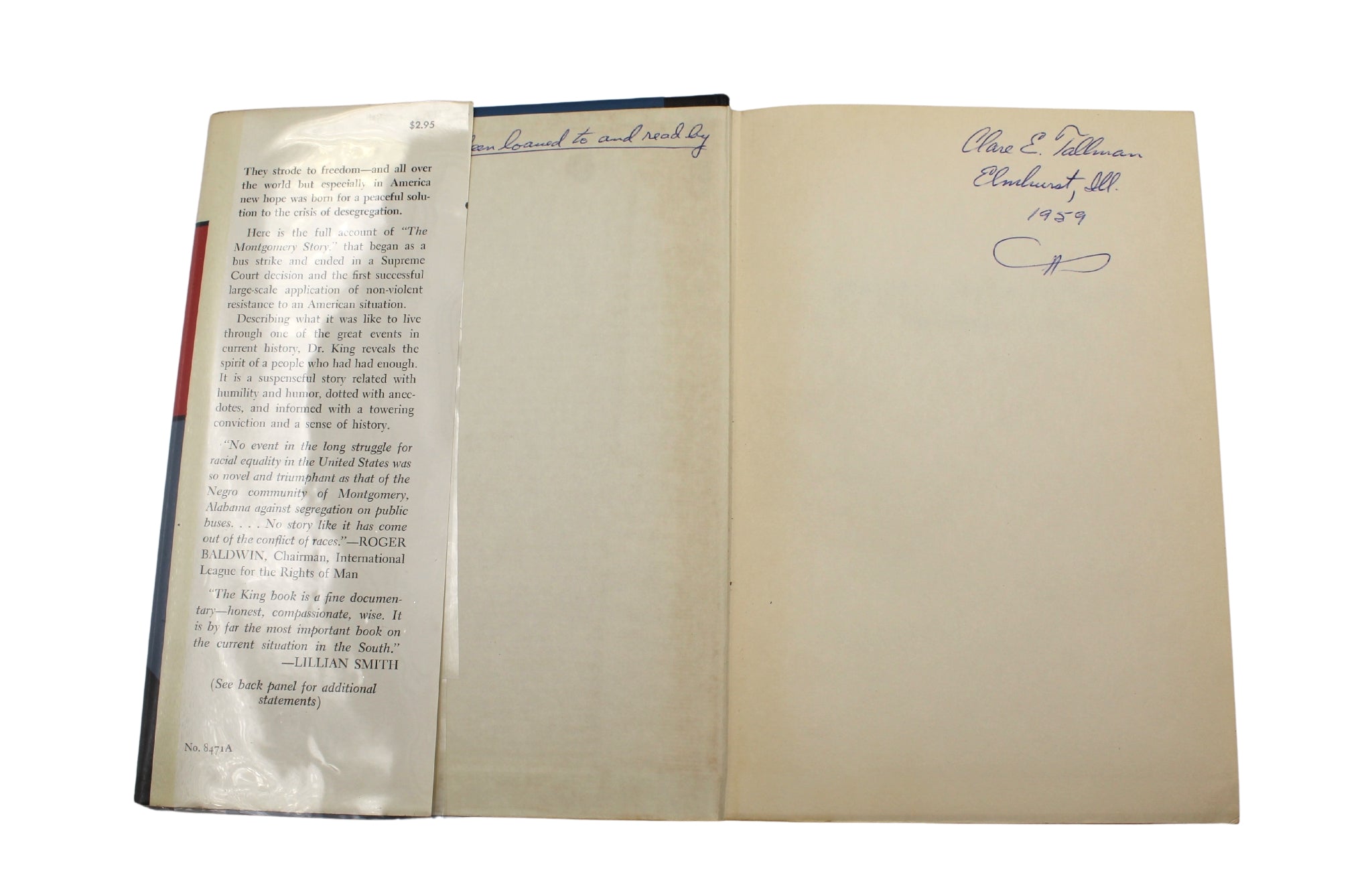 Stride Toward Freedom by Martin Luther King, Jr., First Edition in Original Dust Jacket, 1958 - The Great Republic