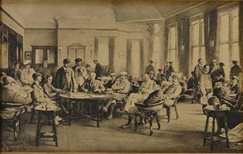 "Surviving Amateur Champions at Hoylake" Photogravure by Michael Brown, 1907 - The Great Republic