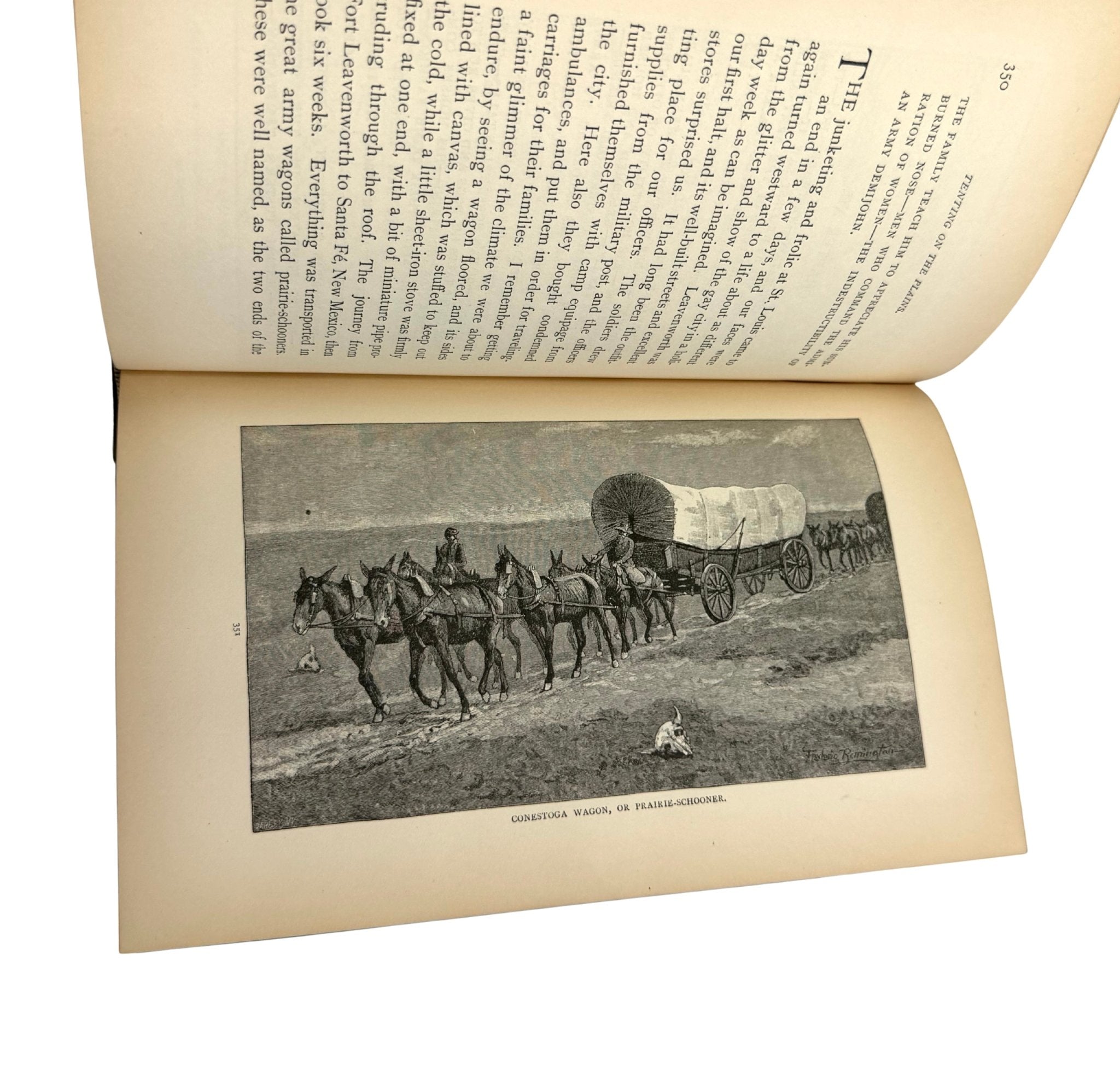 Tenting on the Plains, or General Custer in Kansas and Texas, by Elizabeth B. Custer, First Edition, in Original Boards, 1887 - The Great Republic