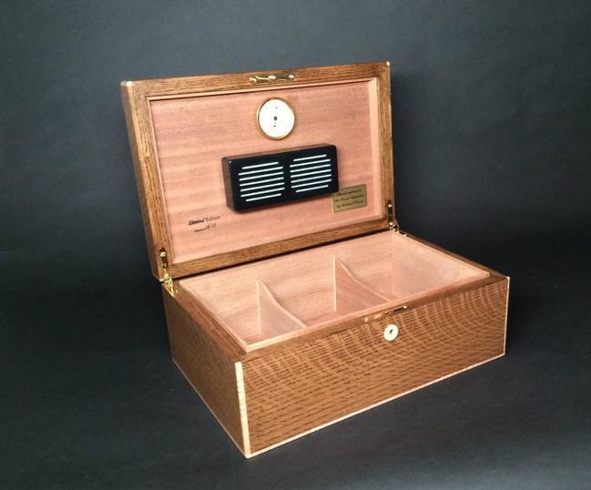 TGR Handcrafted Humidor, George Washington's 1789 Inaugural Seal or Elephant - The Great Republic