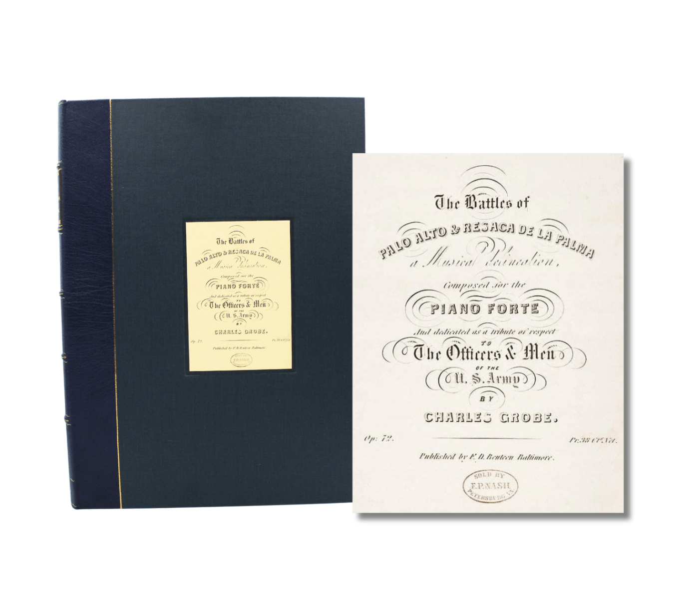 The Battles of Palo Alto & Resaca De La Palma, a Musical Delineation by Charles Grobe, 1846 - The Great Republic
